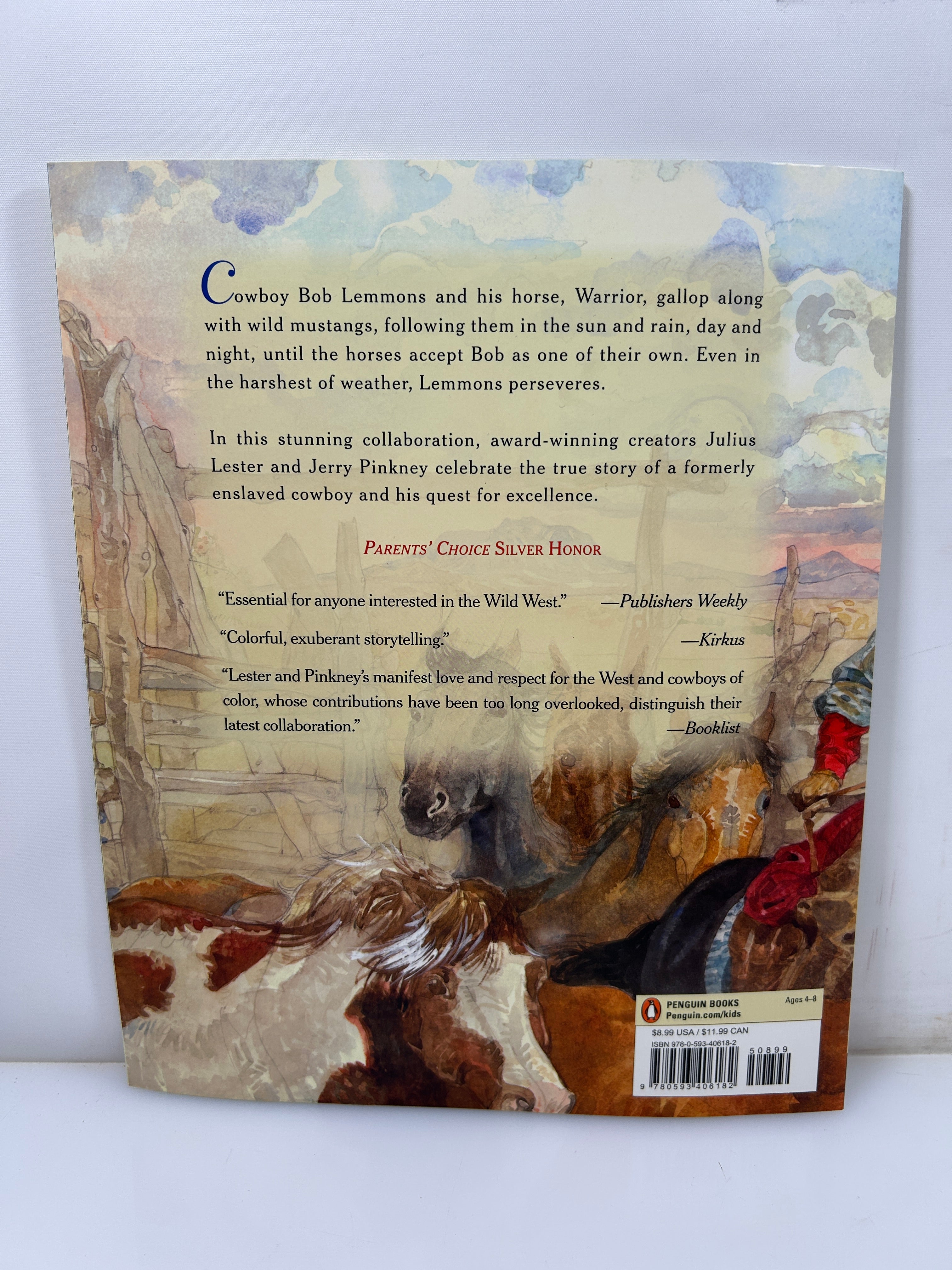 Black Cowboy, Wild Horses by Julius Lester and Jerry Pinkney