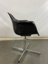 Black Fiberglass Shell Chair