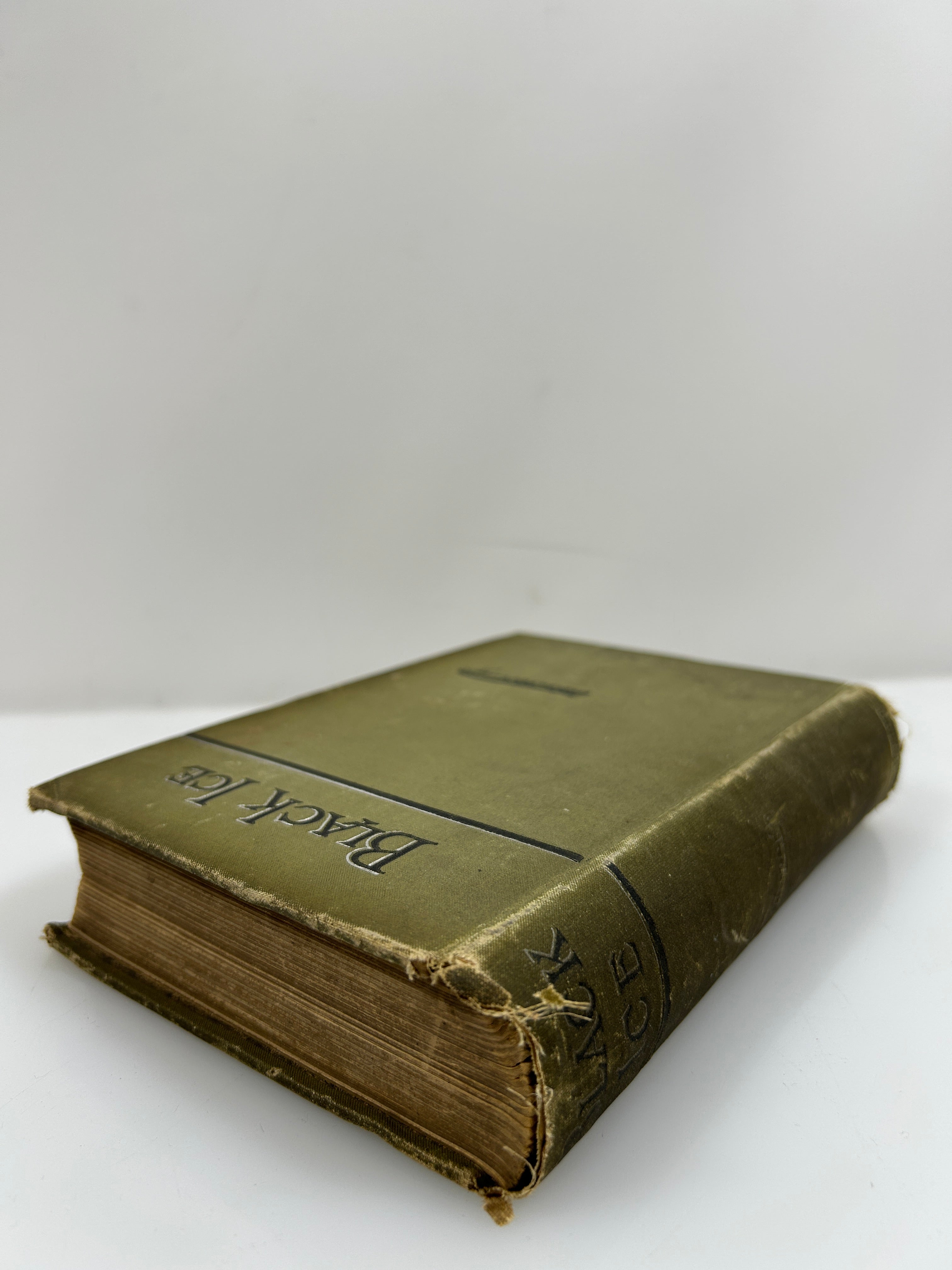 Black Ice by Albion Tourgee 1888 Antique HC