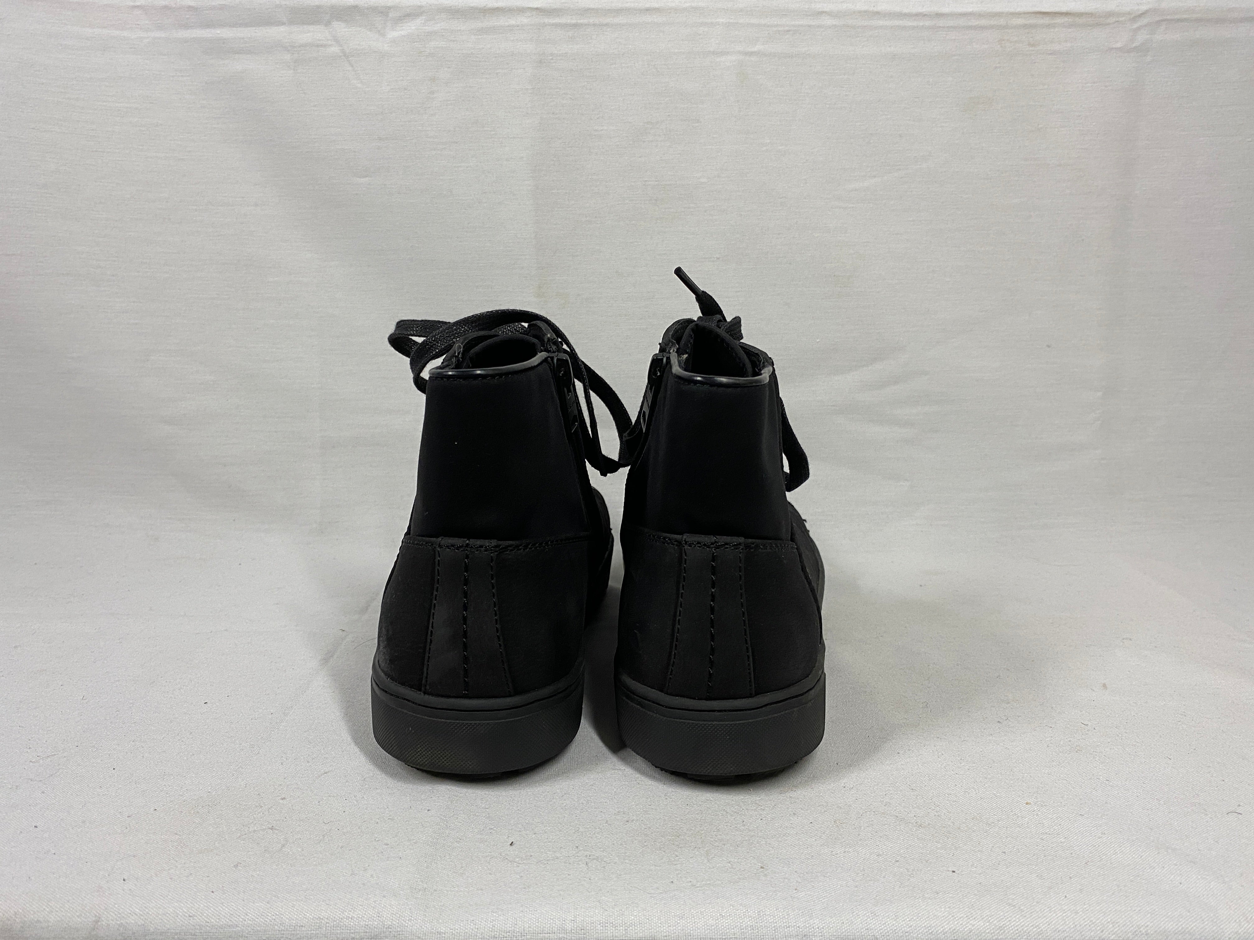 Black Kenneth Cole Reaction High-top Leather Sneakers Men's Size 8