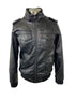 Black Levi Sherpa Lined Leather Jacket Men's Size S
