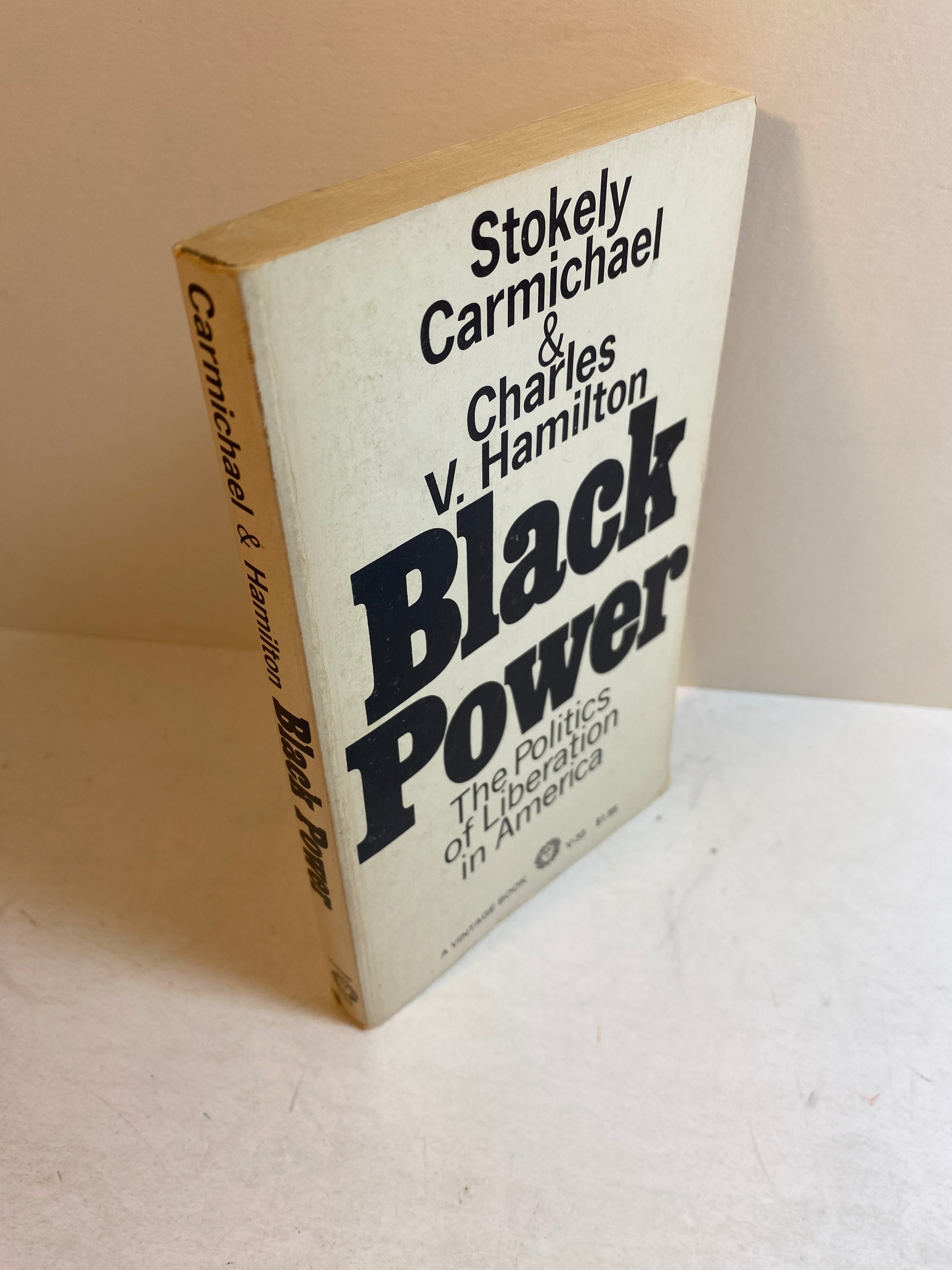Black Power Stokely Carmichael & Charles Hamilton paperback 1967