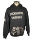 Black Probation Veteran 1 of 1 Patchwork Hoodie Men's Size L