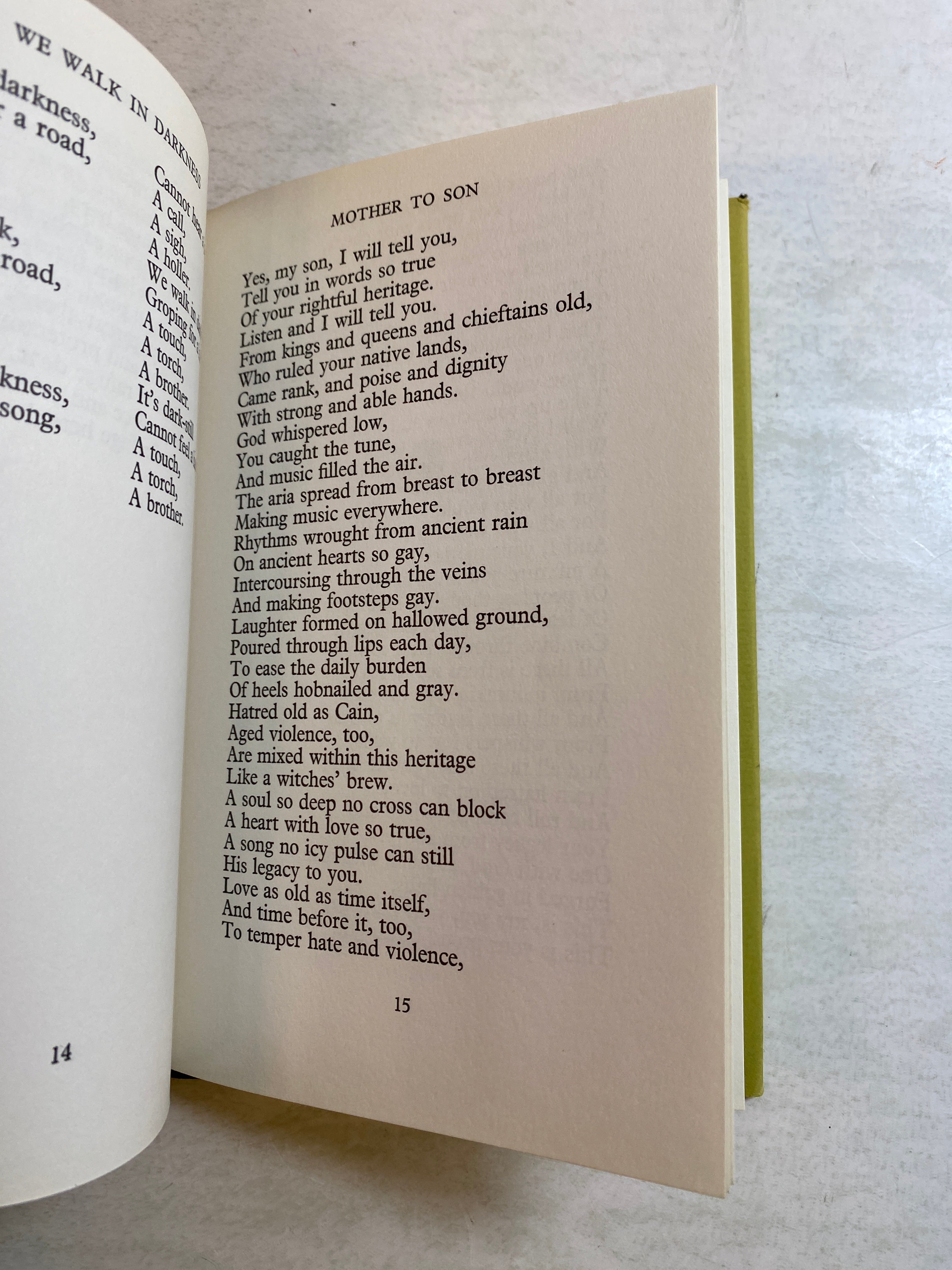 Black Thoughts Poetry Lillie Mae Carter 1972 *Signed*