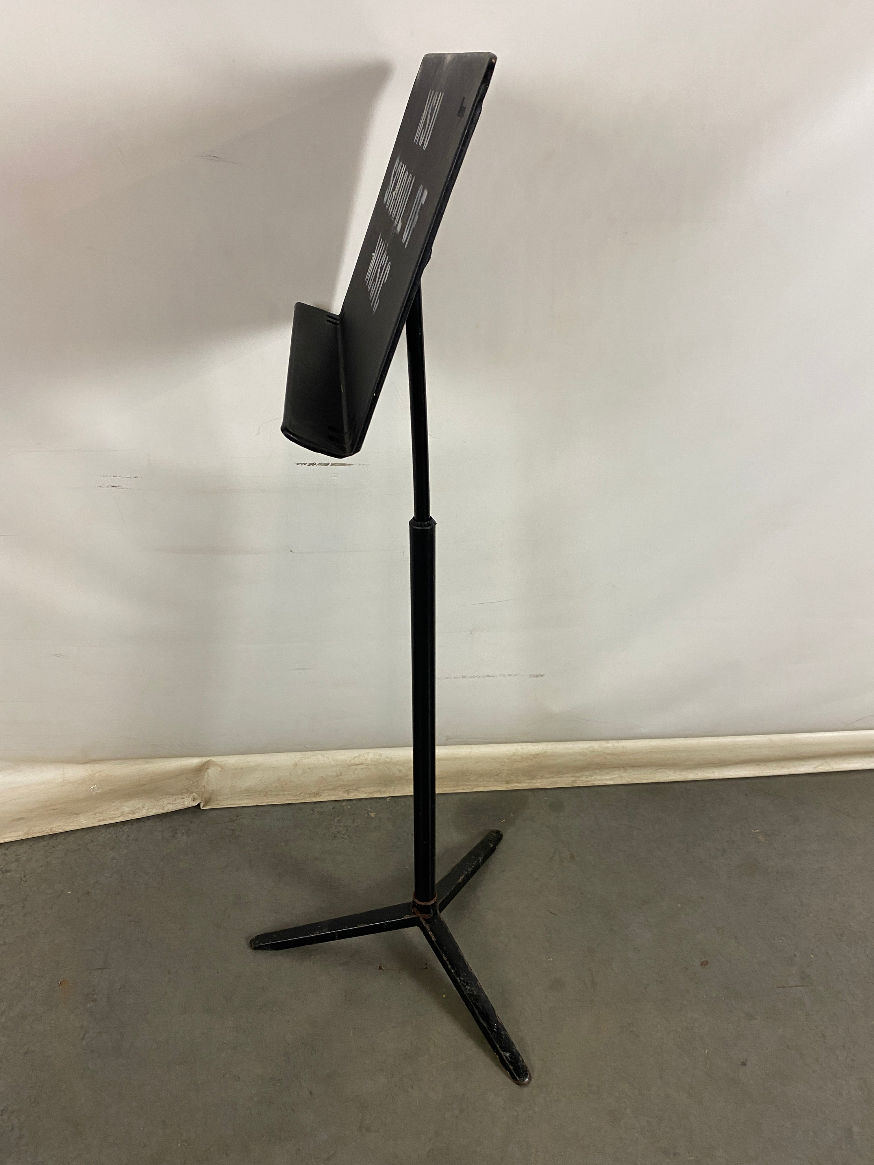 Black Wenger Metal Music Stand