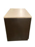 Black Wooden Office 2 Drawer Filing Cabinet With White Laminate Top