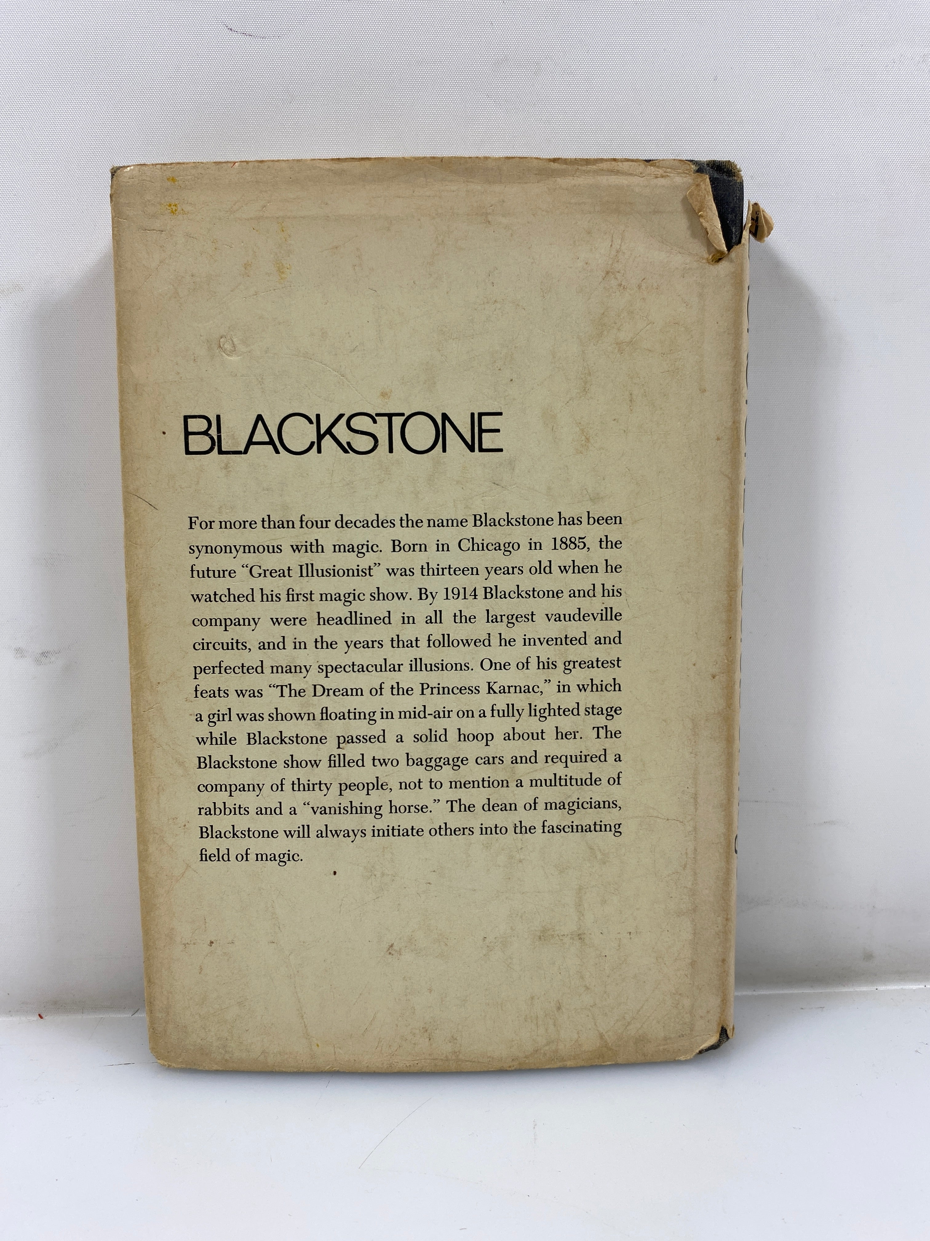 Blackstone's Secrets of Magic by Harry Blackstone 1958 HCDJ