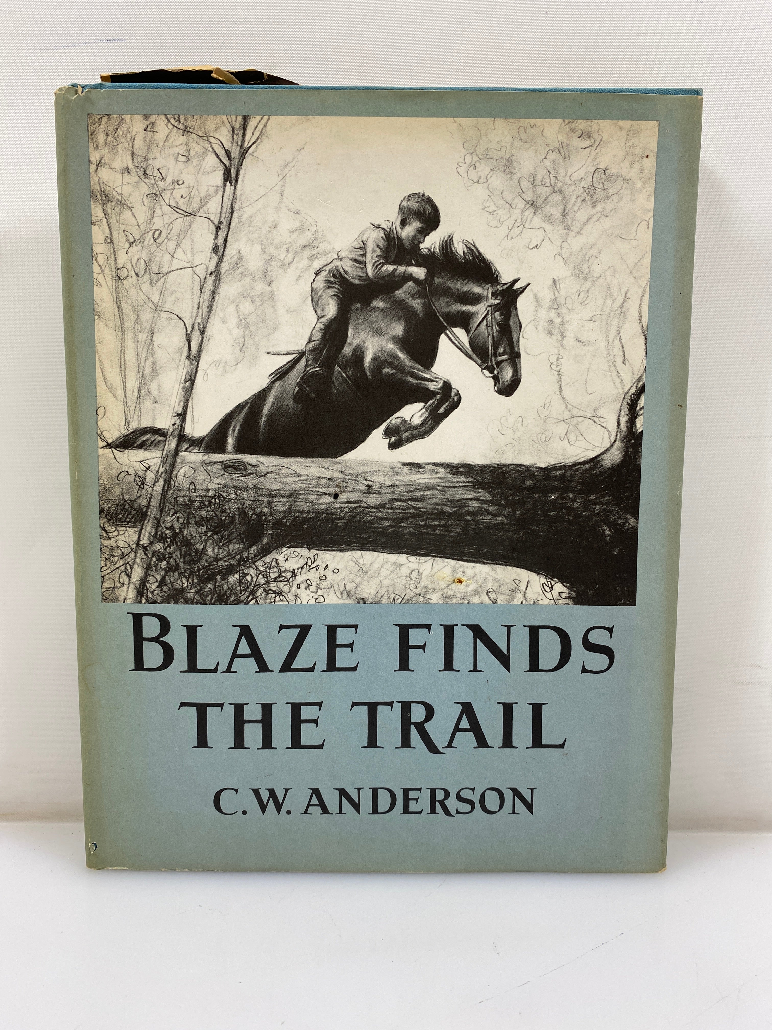 Blaze Finds the Trail C.W. Anderson Macmillan Company 1960 HCDJ