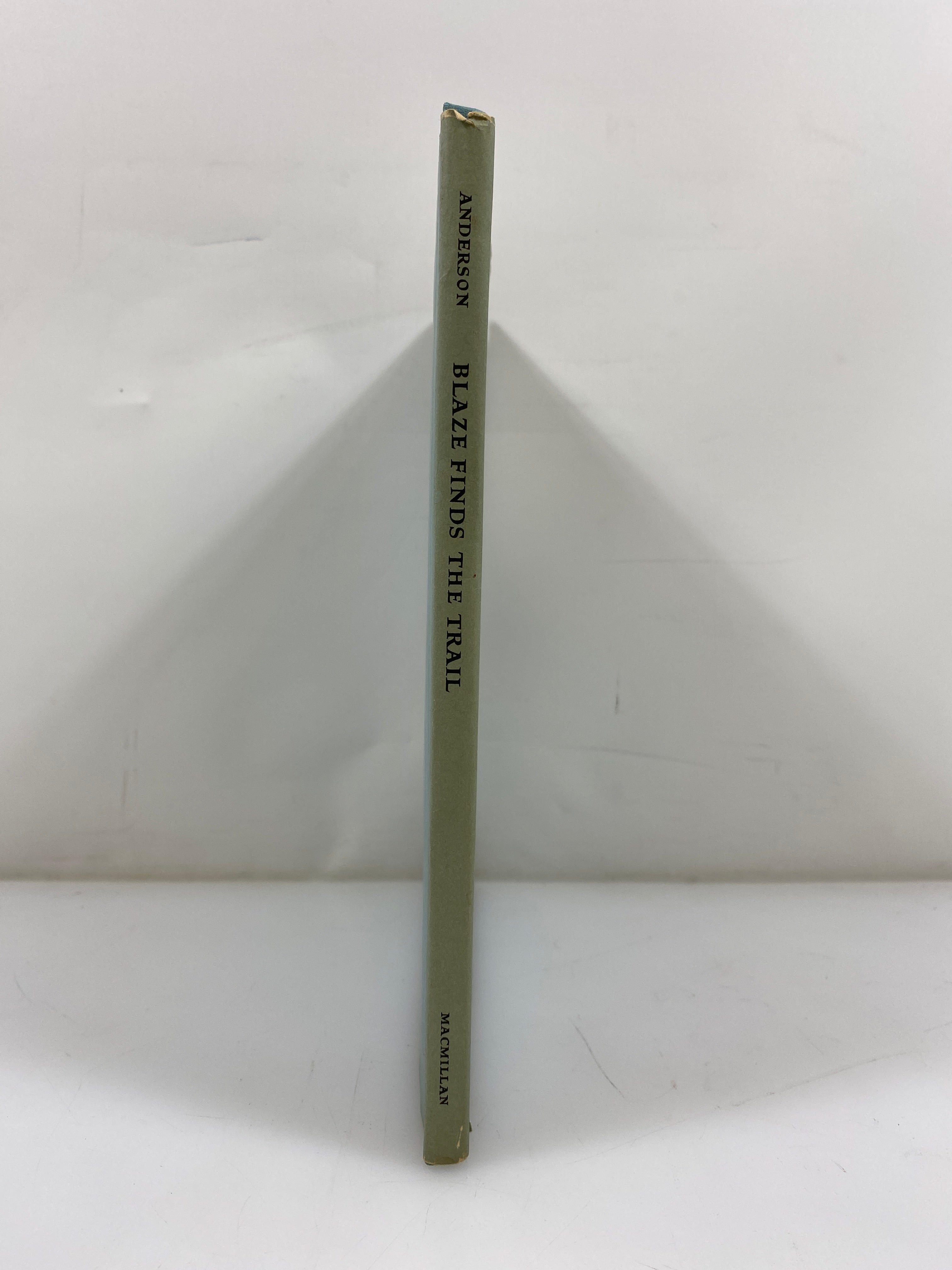 Blaze Finds the Trail C.W. Anderson Macmillan Company 1960 HCDJ