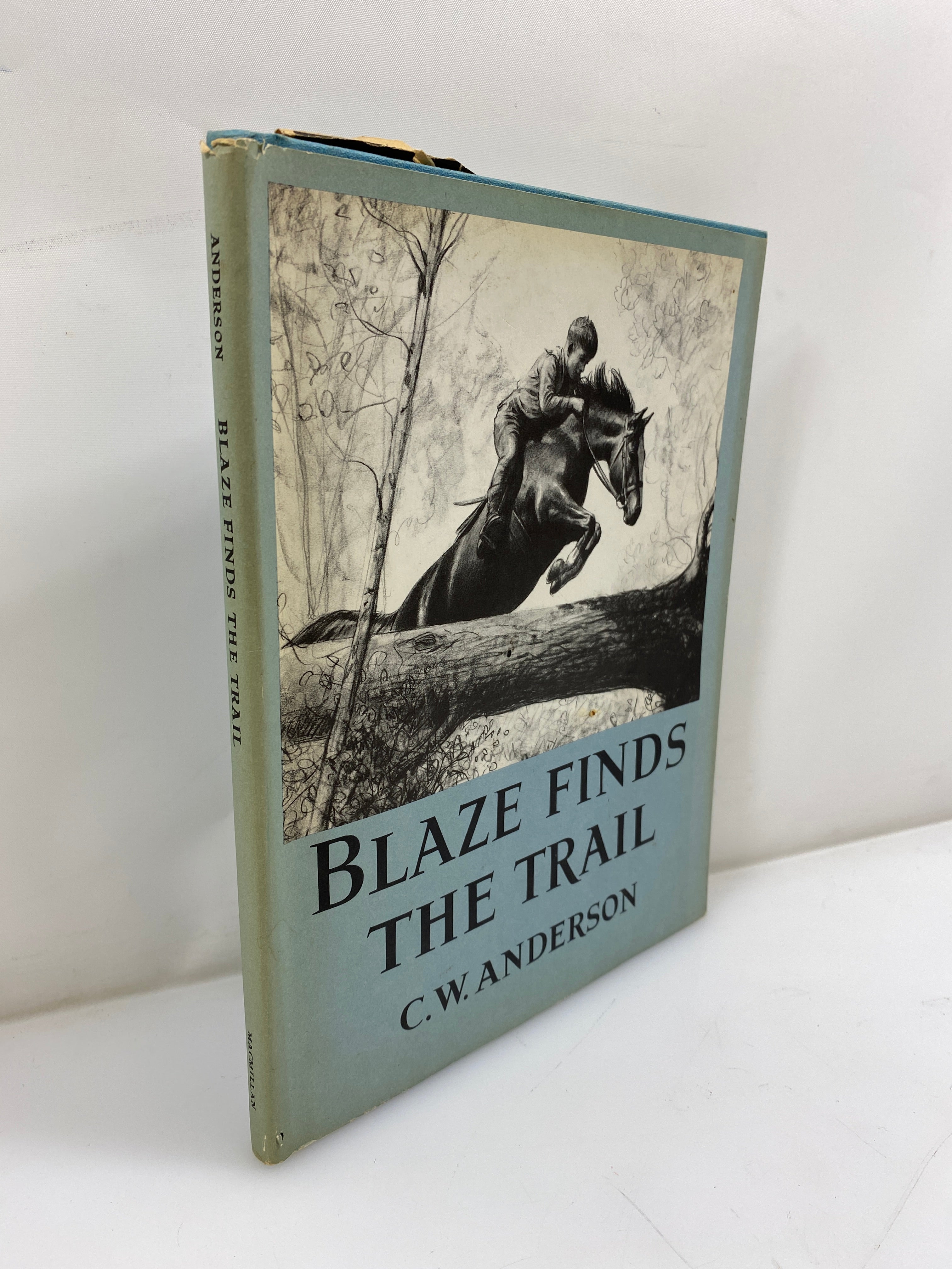 Blaze Finds the Trail C.W. Anderson Macmillan Company 1960 HCDJ