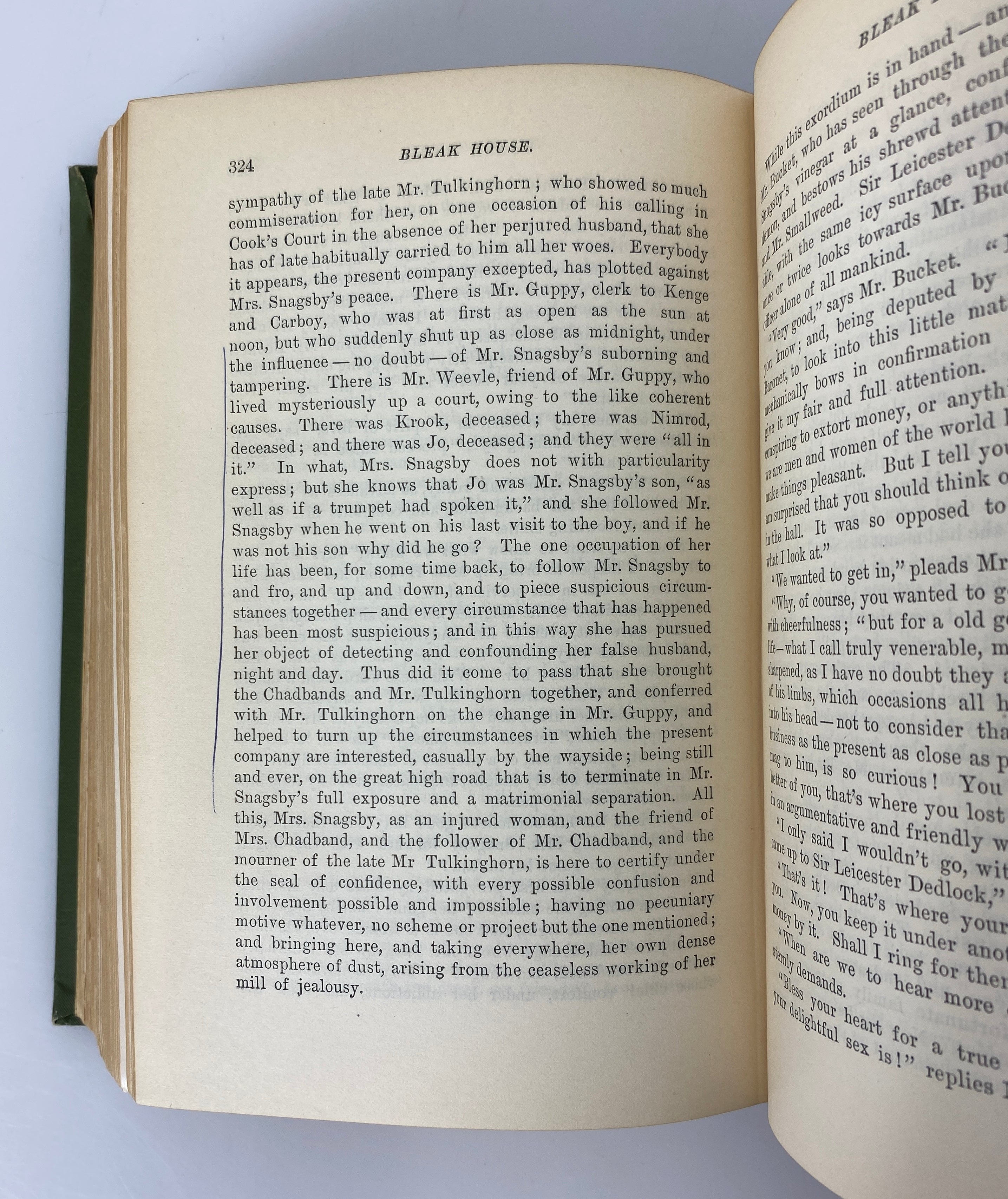 Bleak House in One Volume The Works of Charles Dickens c1900 Antique HC