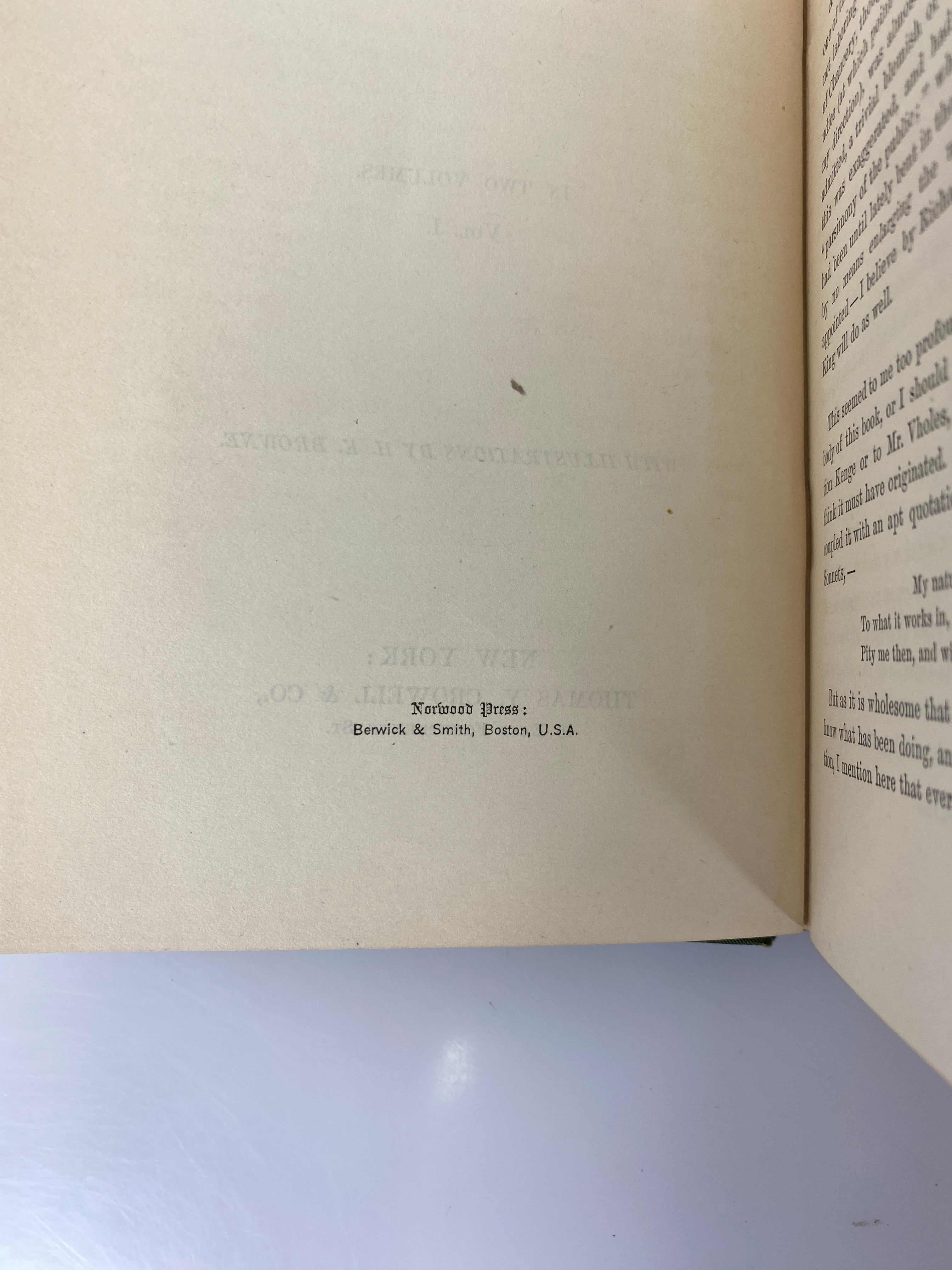 Bleak House in One Volume The Works of Charles Dickens c1900 Antique HC