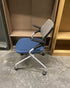 Blue and Grey Rolling Chair