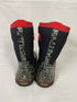 Bogs Black and Red K Classic Maze Water Boots Youth Size 3