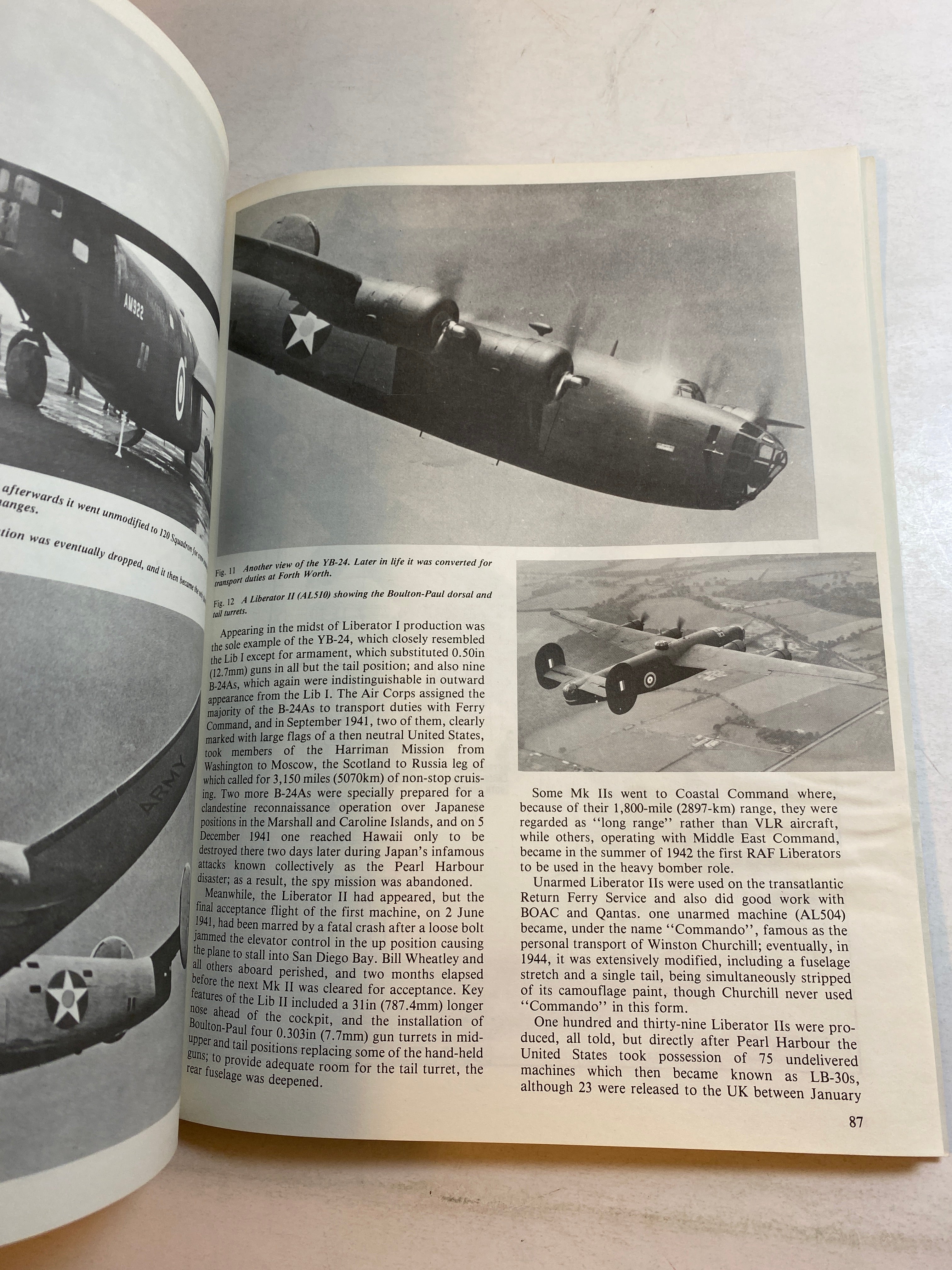 Bombers of World War II Volume 1 Squadron/Signal 1981