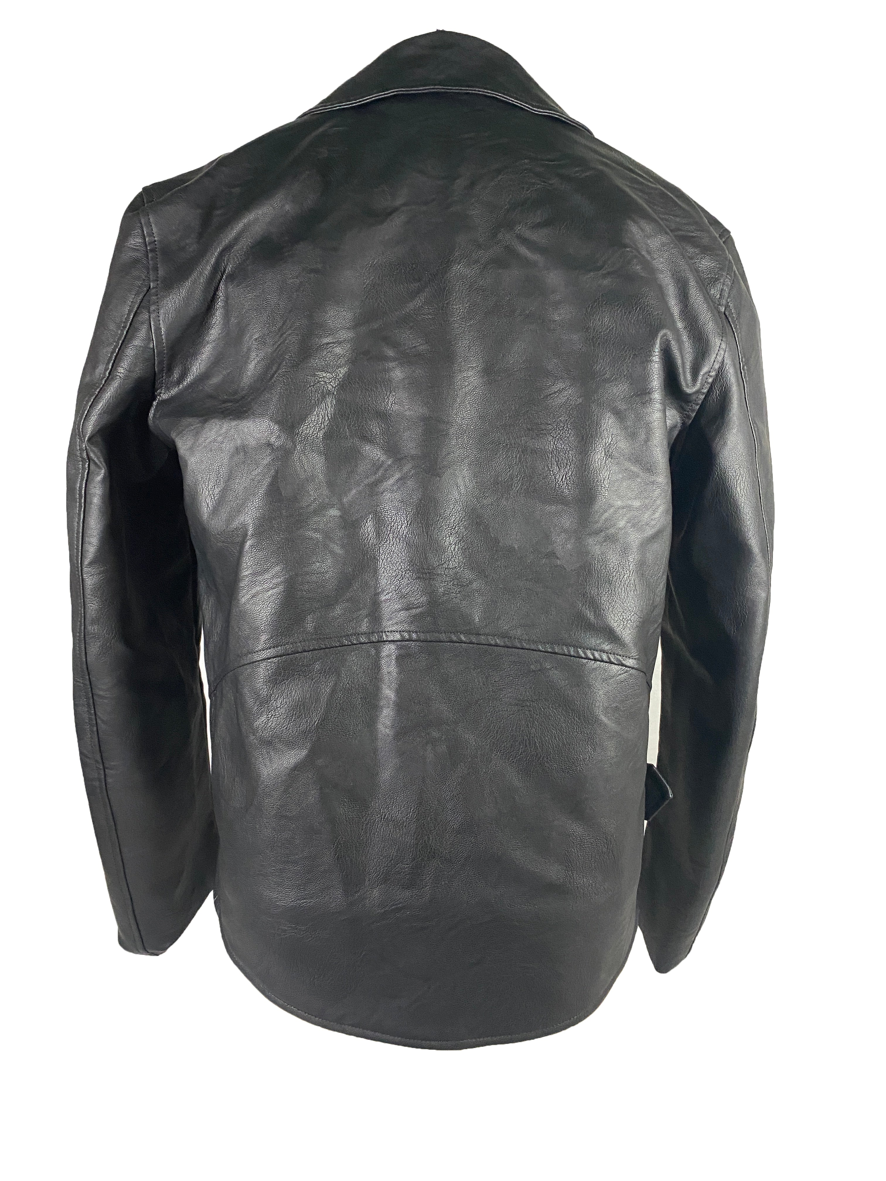 Boohoo Man Faux Leather Biker Jacket Men's Size M