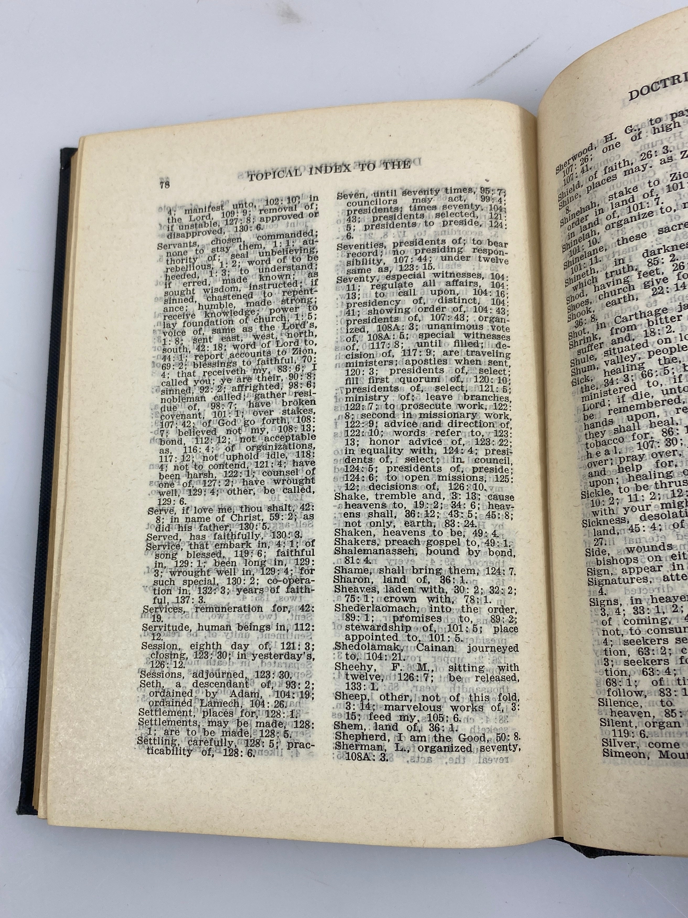 Book of Doctrine and Covenants Church of Latter Day Saints 1946 HC