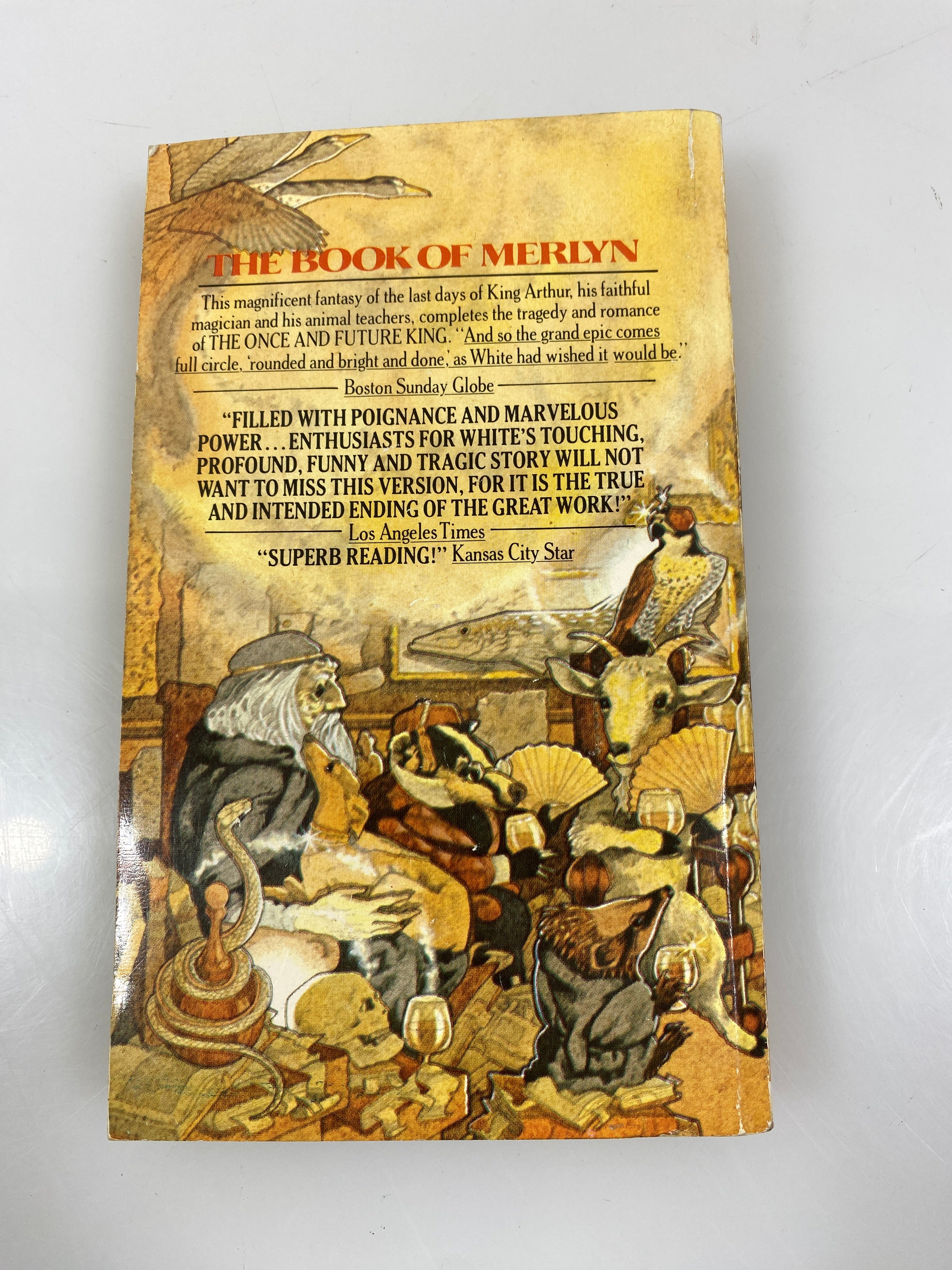 Book of Merlyn T.H. White Paperback SC 1978