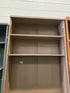 Borroughs Tan Gray Metal Shelves