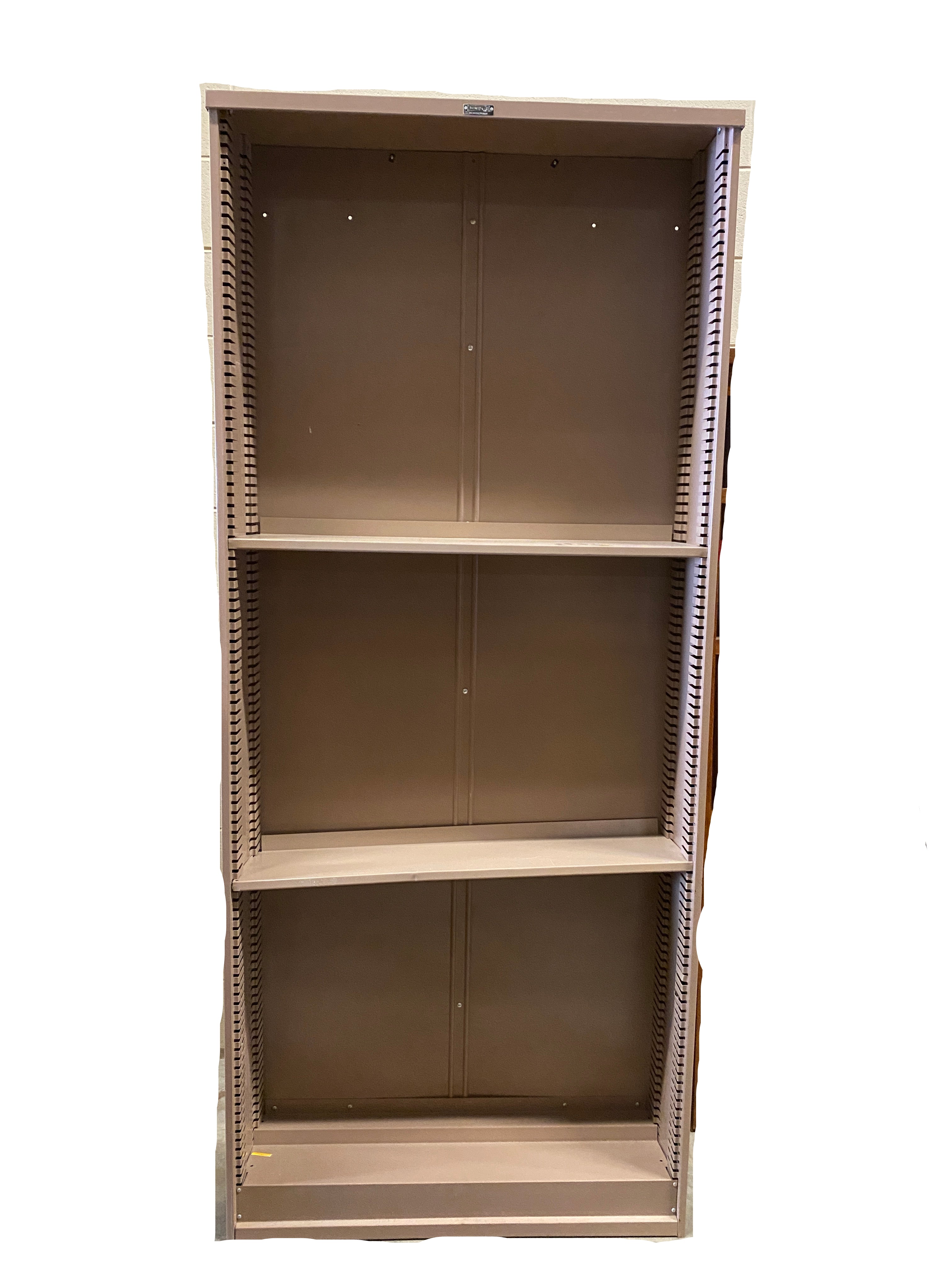 Borroughs Tan Metal  3 Tier Shelf