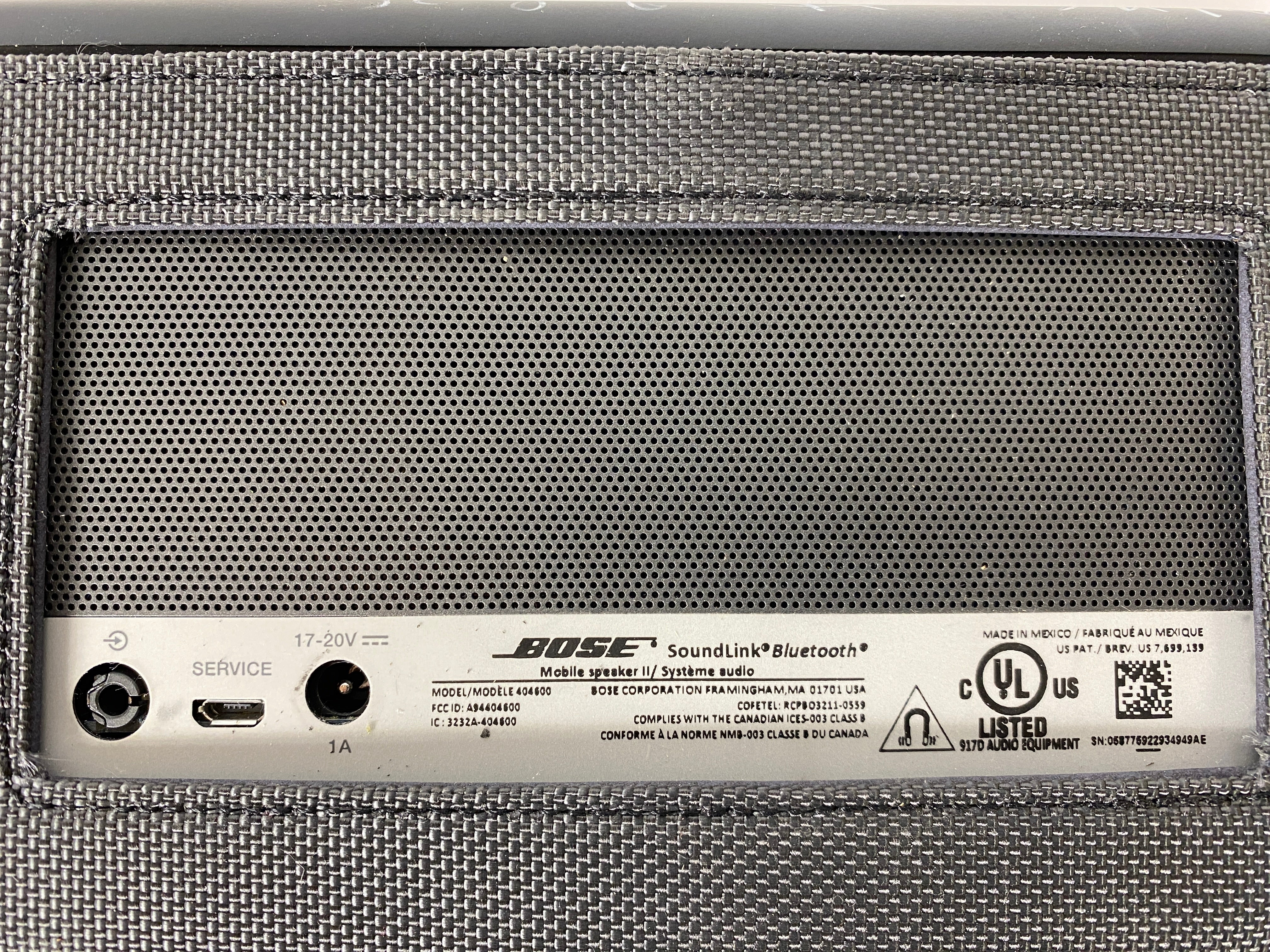Bose SoundLink Bluetooth Mobile Speaker II