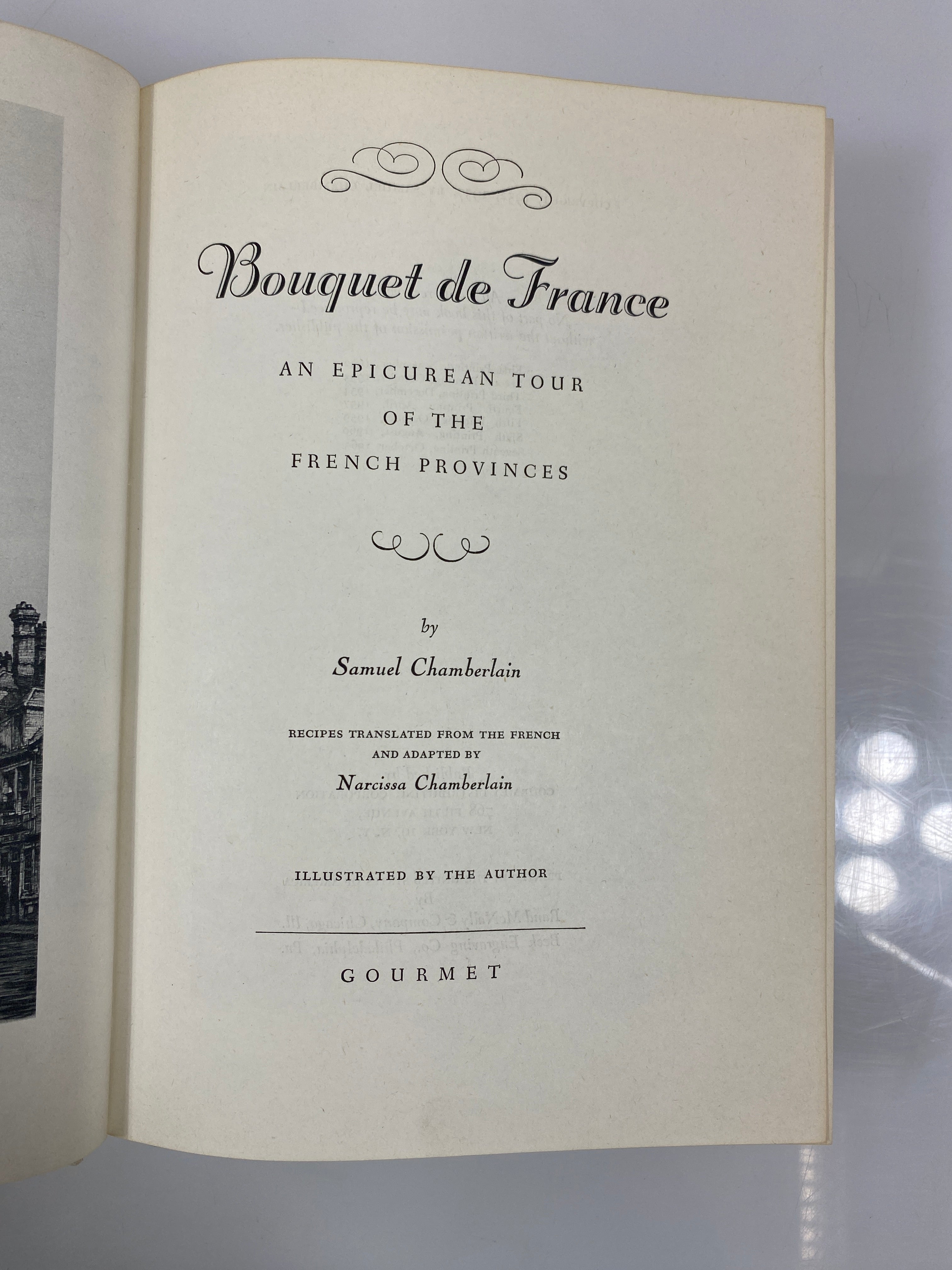 Bouquet de France by Chamberlain 7th Print 1963 HC