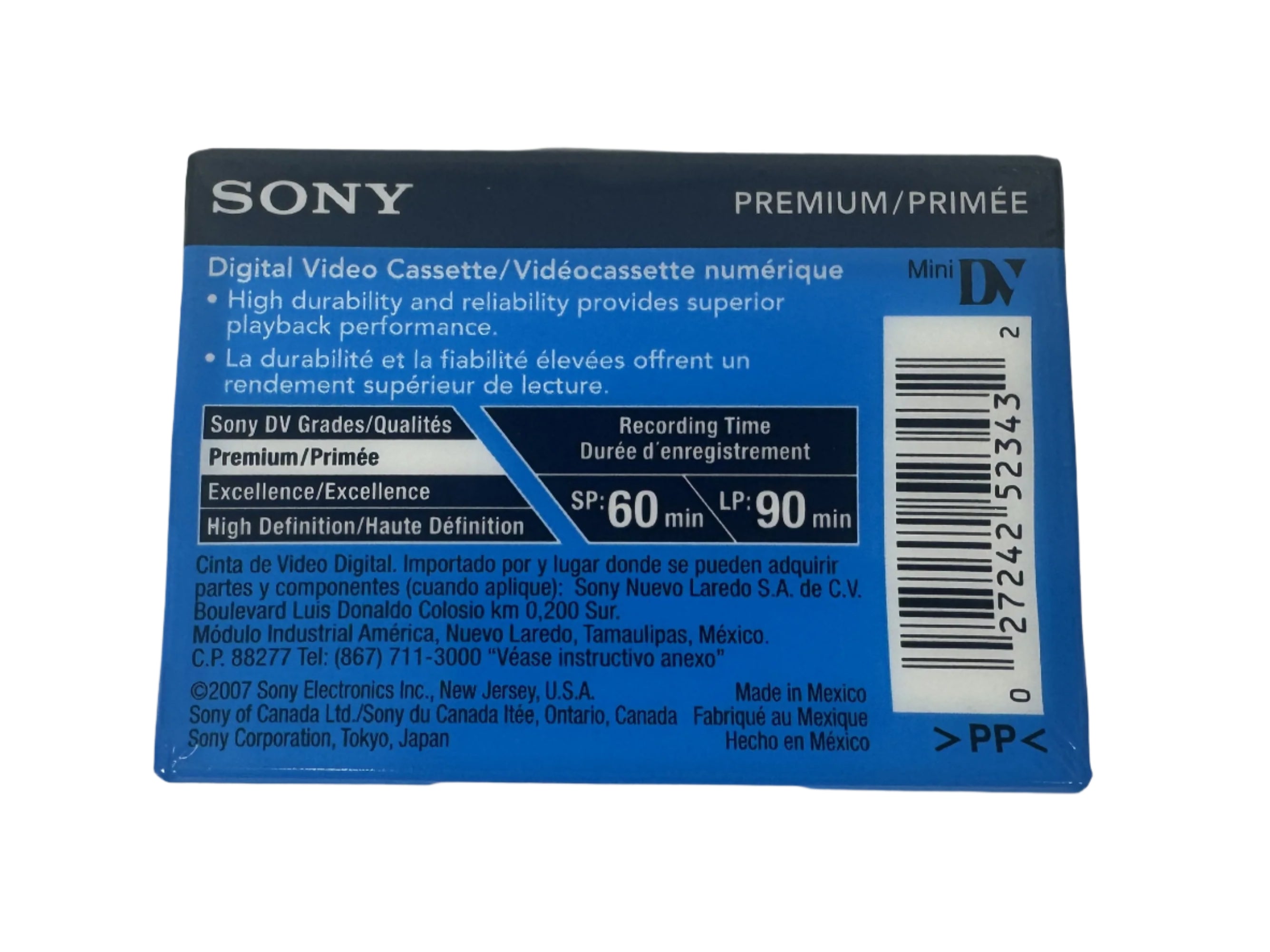 Box of 5 Sony DVM60PRR DVC Digital Video Cassette Mini DV 60 Min Premium Tape *New*