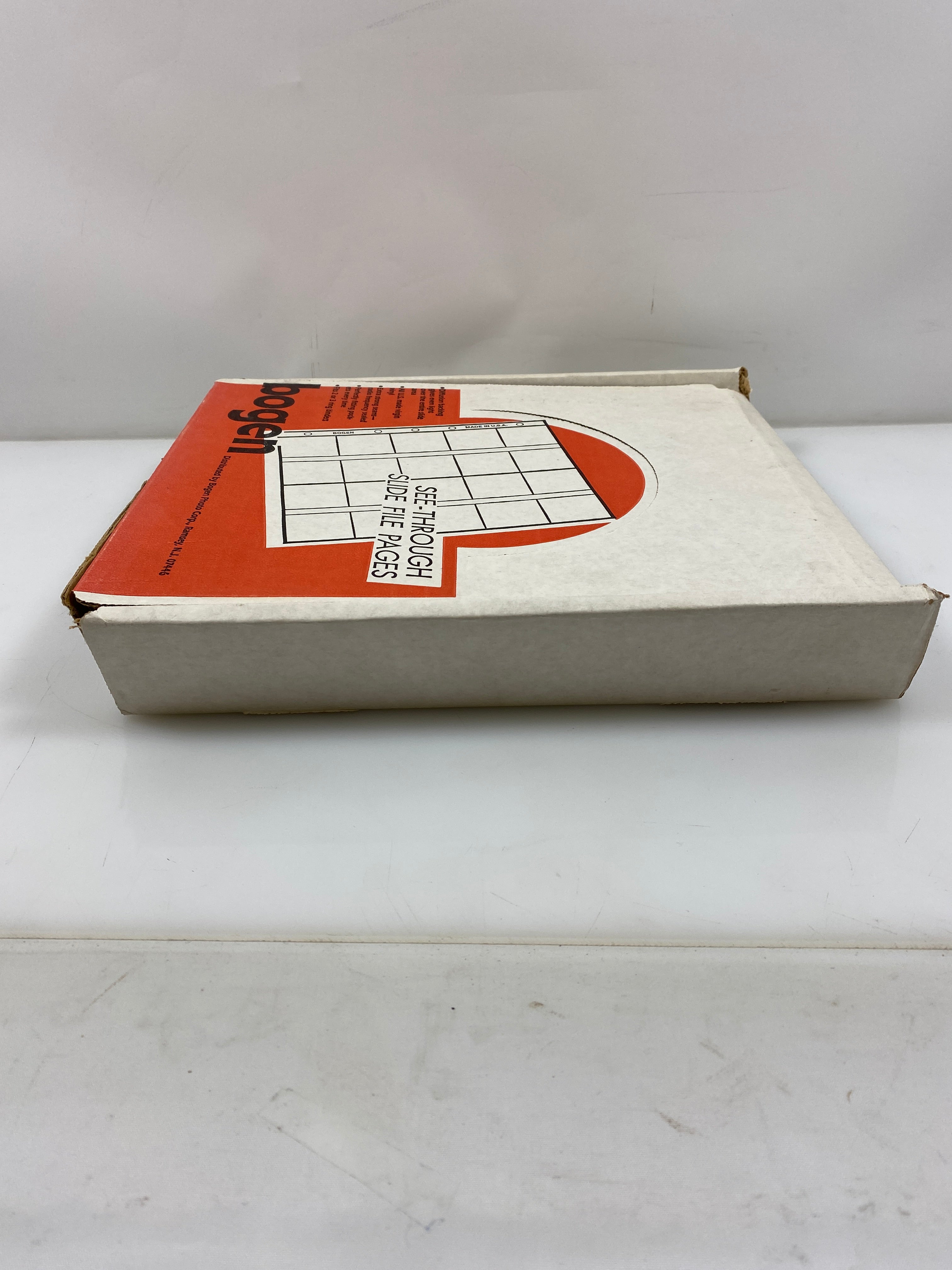 Box of Bogen 2x2 See-Through Top Load Slide Free Pages