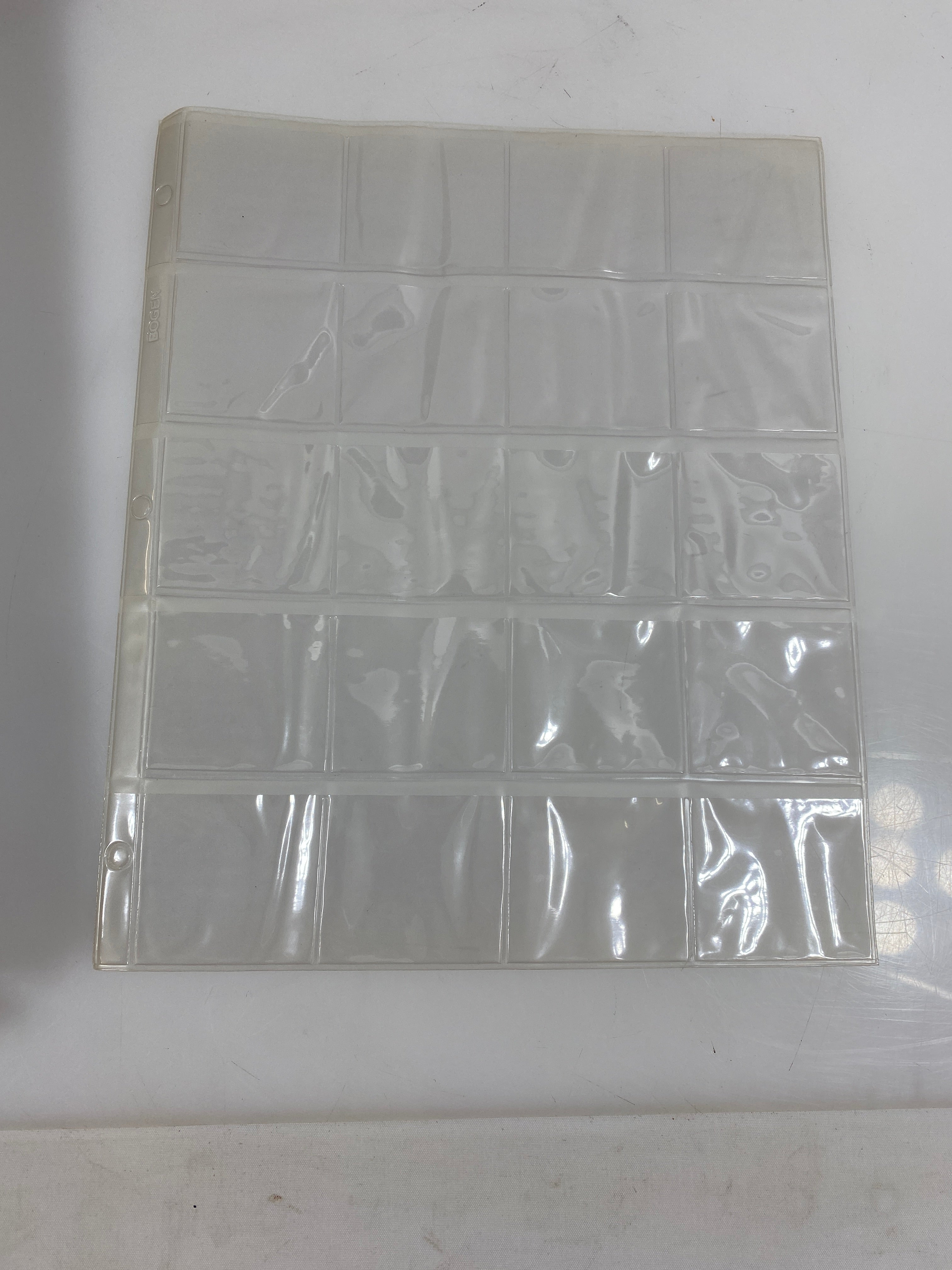 Box of Bogen 2x2 See-Through Top Load Slide Free Pages