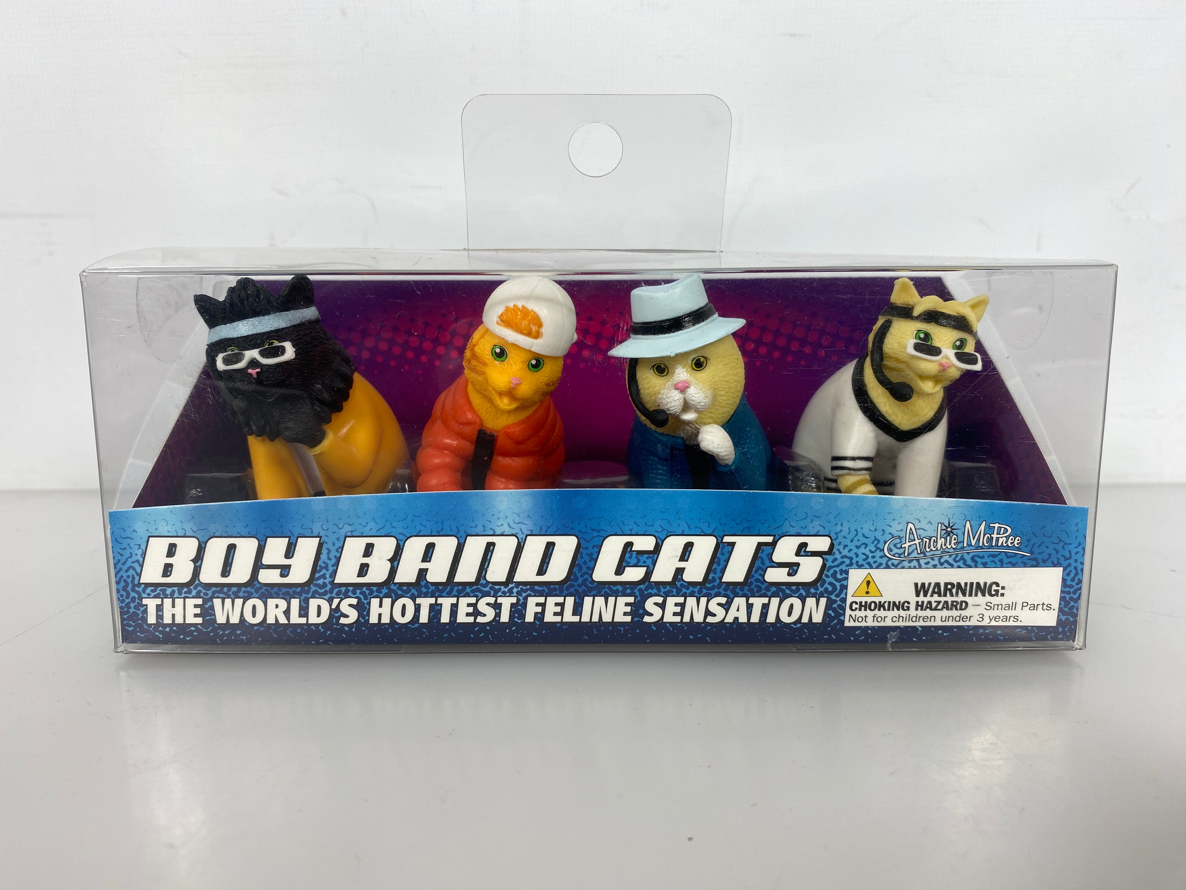 Boy Band Cats Figurine Set