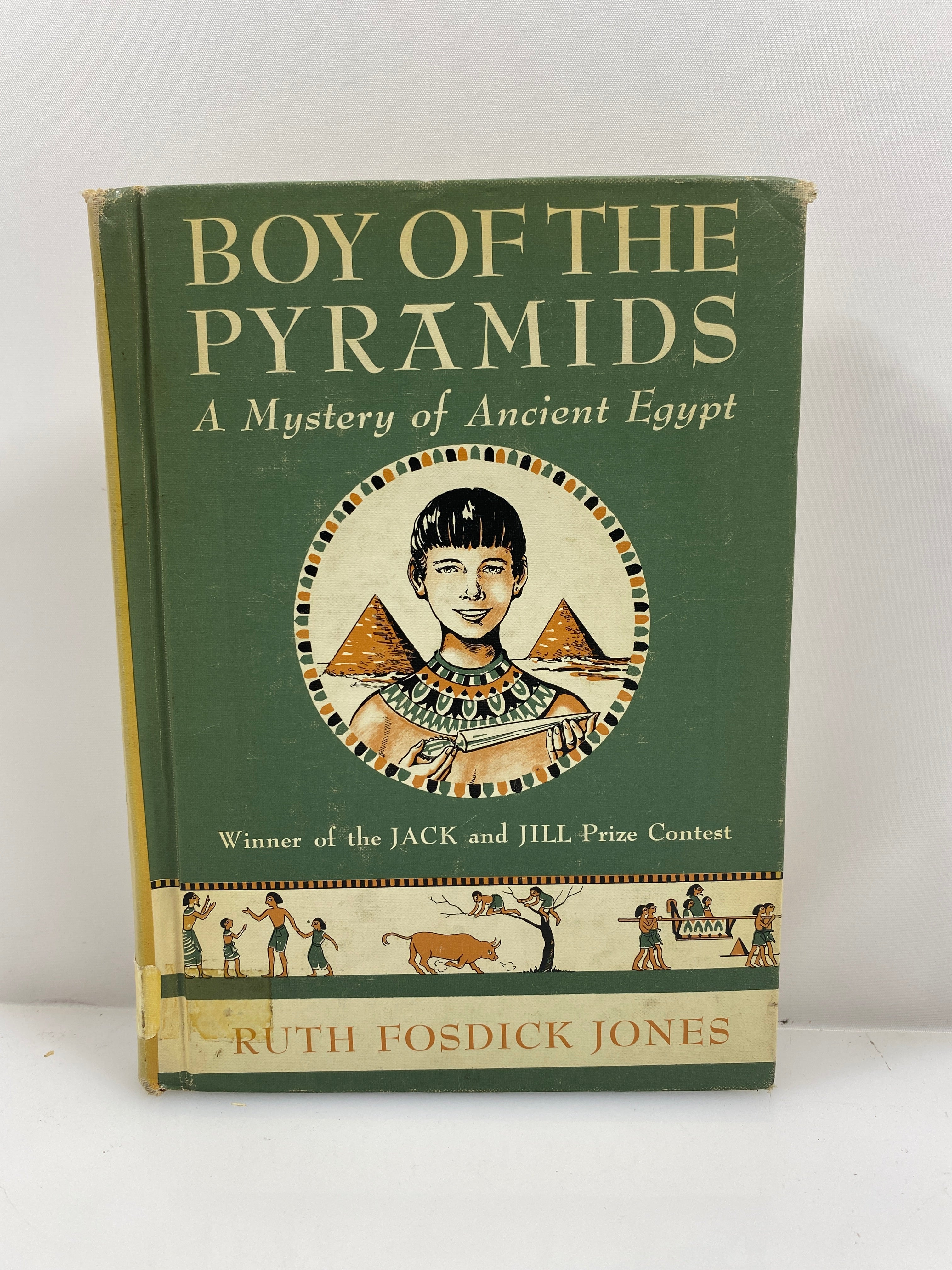 Boy of the Pyramids by Jones 1952 Ex-Library HC