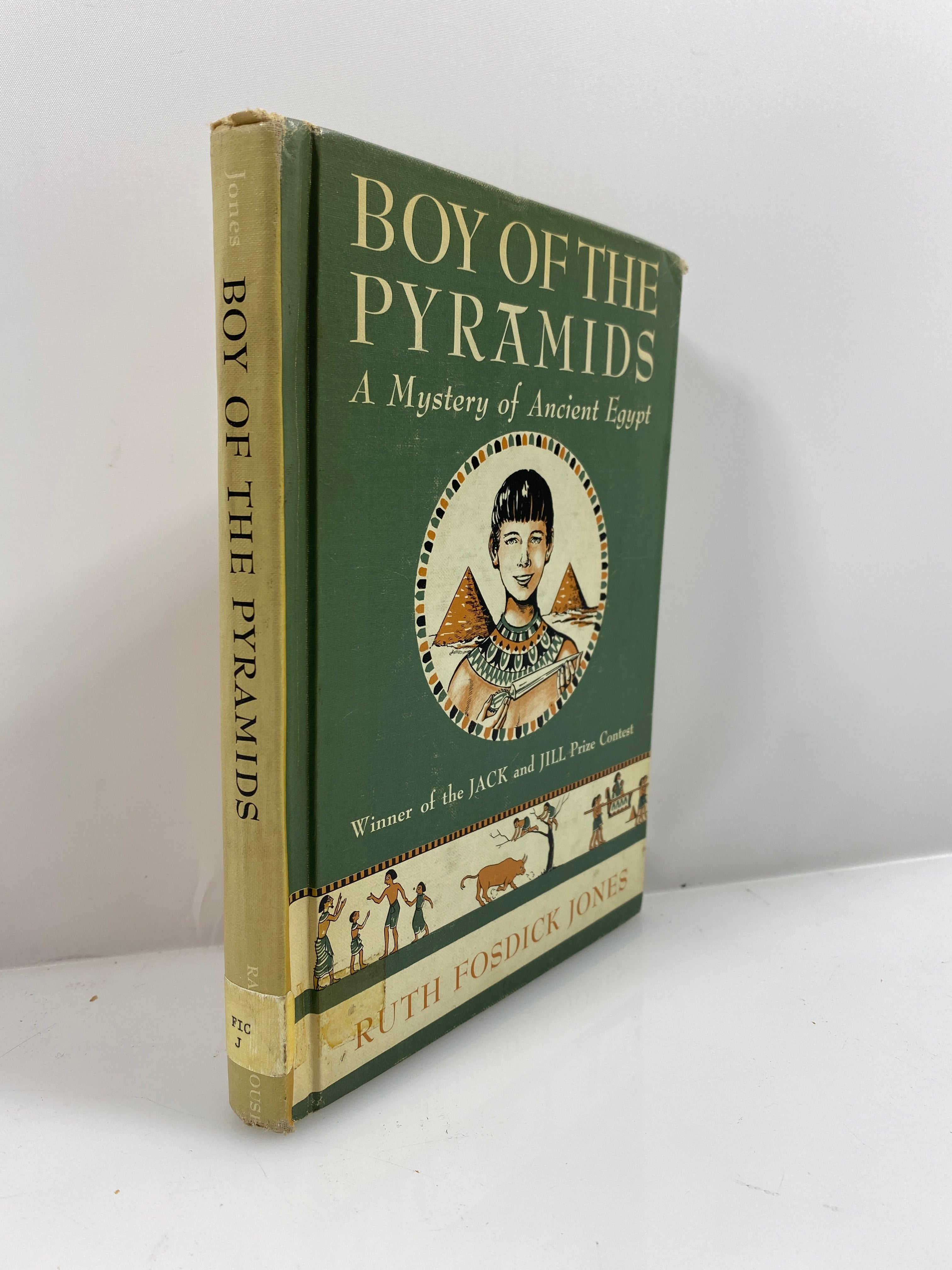 Boy of the Pyramids by Jones 1952 Ex-Library HC