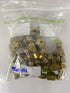 Brass Tee Branch H 1/4 comp x 1/4 comp x 1/4 mip Pack of 25