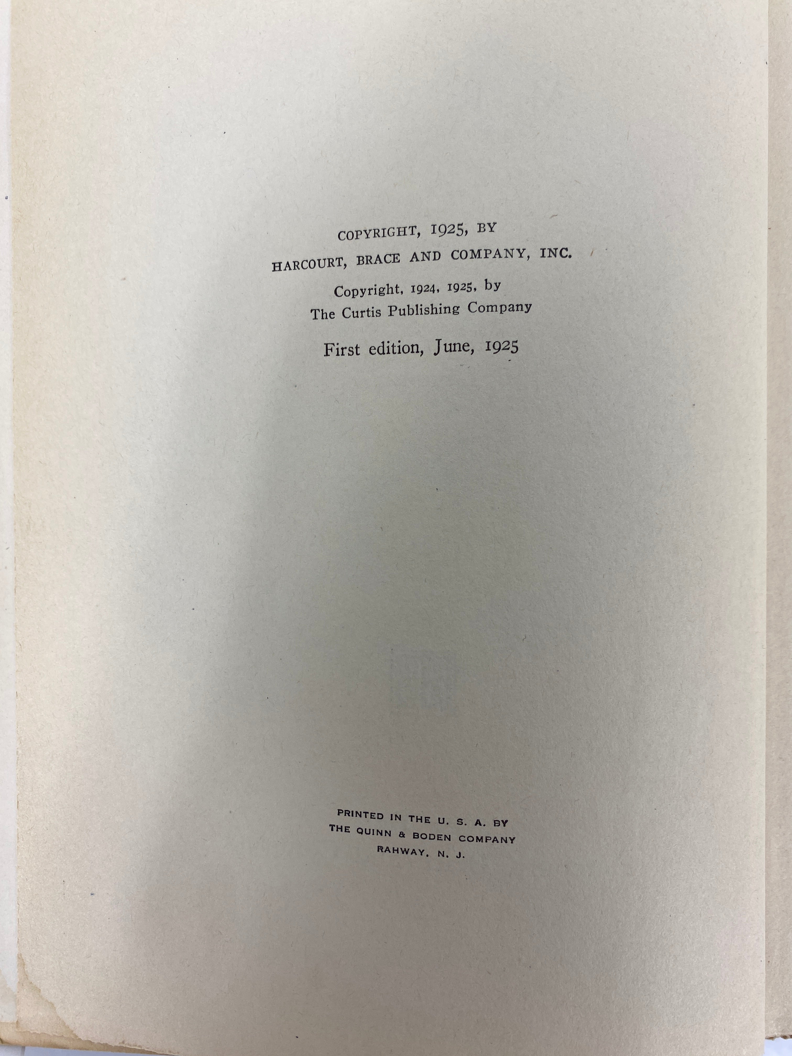 Brigham Young by M.R. Werner 1925 First Edition HC DJ