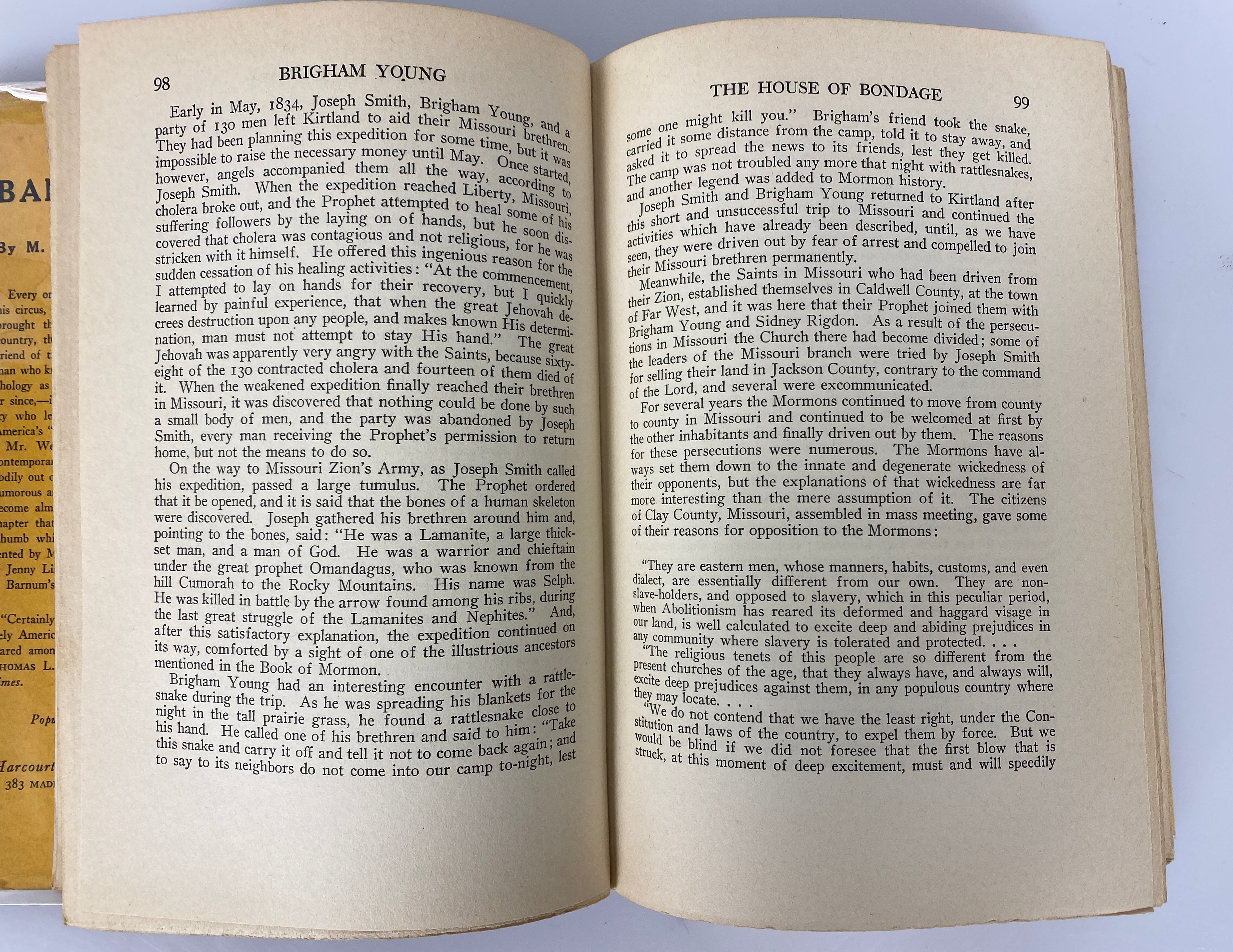 Brigham Young by M.R. Werner 1925 First Edition HC DJ