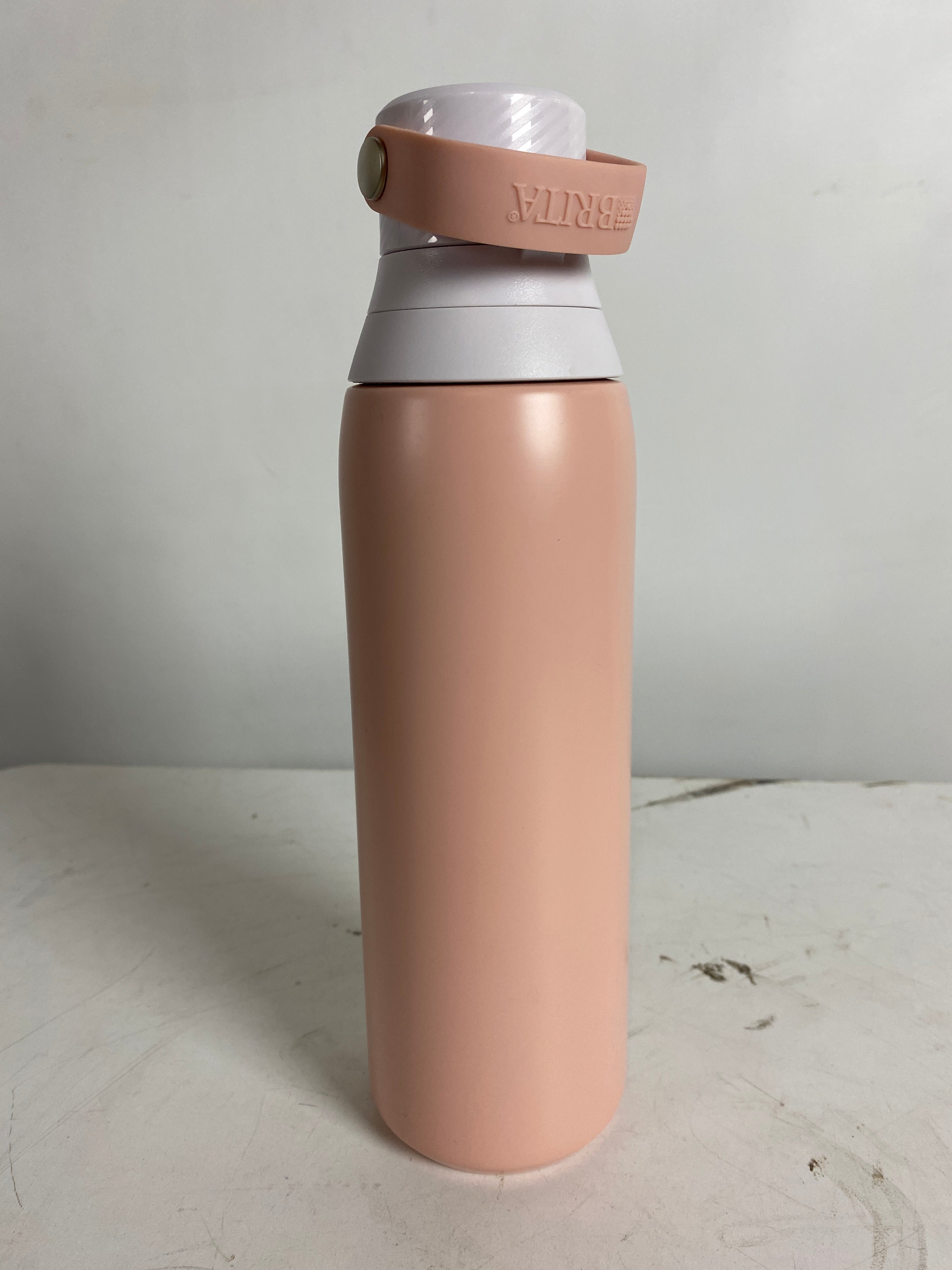 Brita Pink Premium Stainless Steel Insulated Filtered Water Bottle 20oz