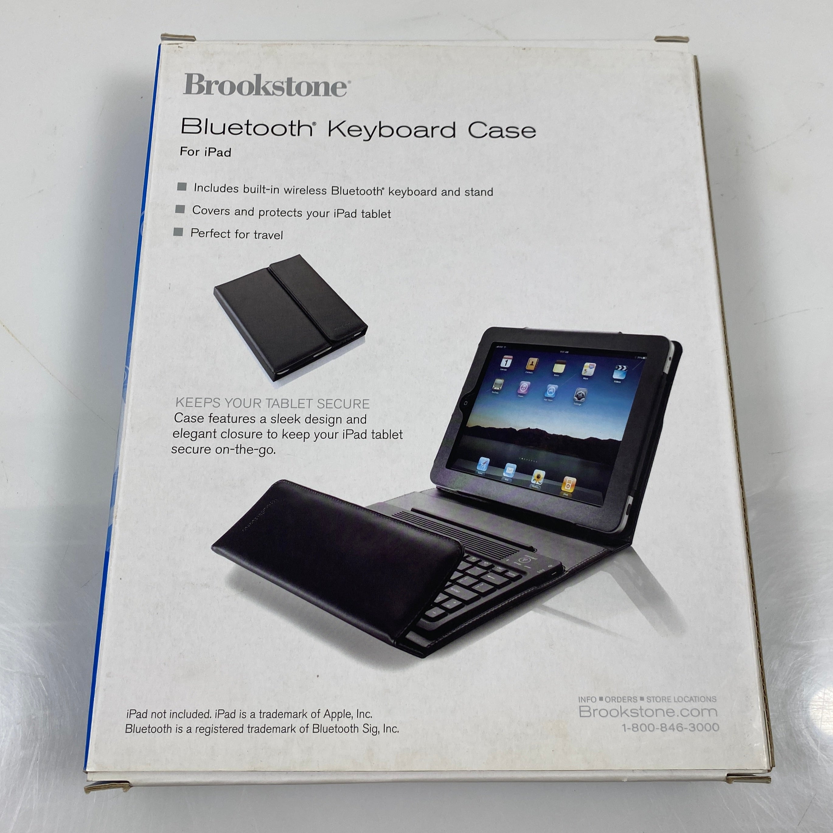 Brookstone Bluetooth Keyboard Case for iPad