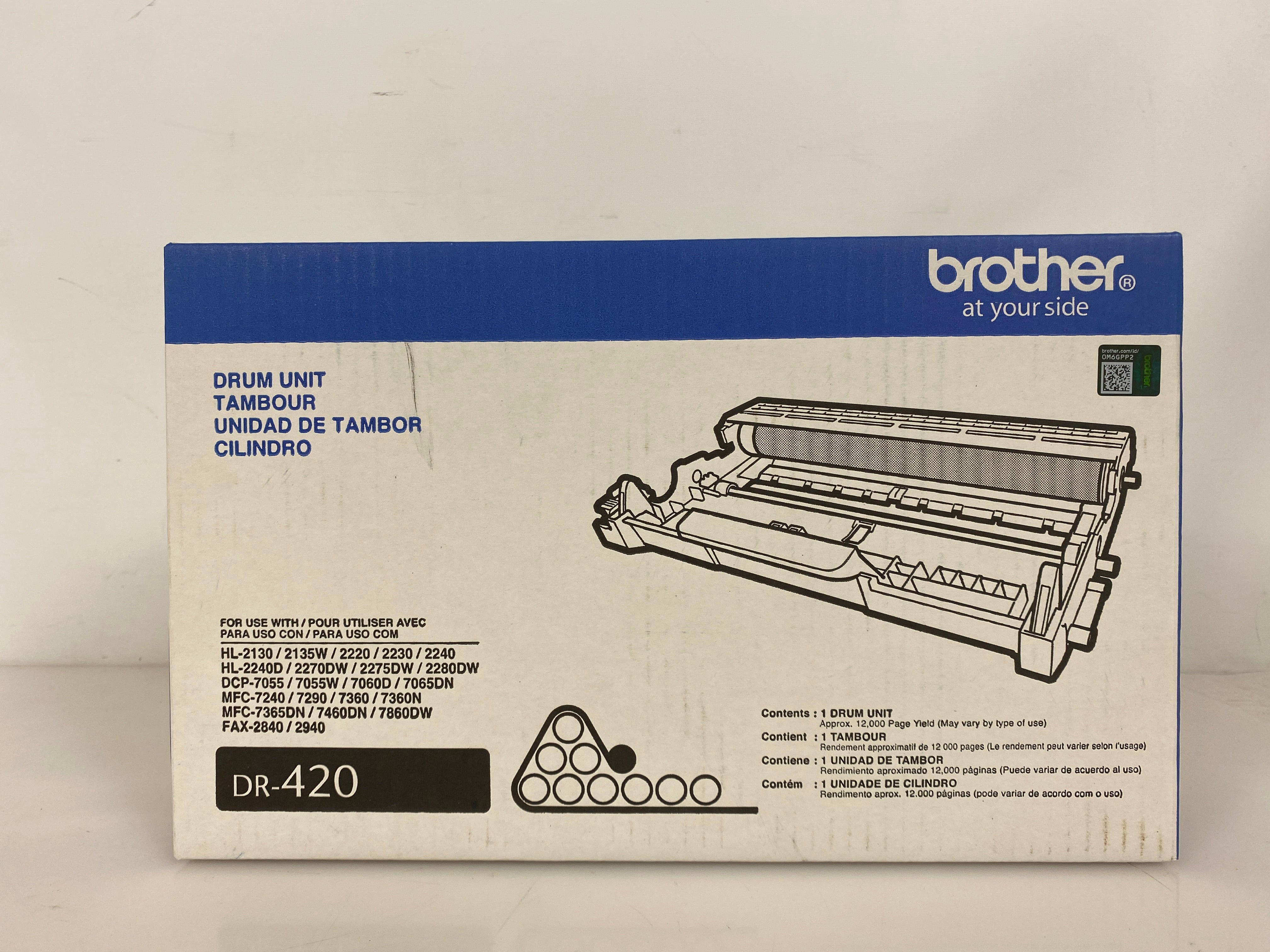 Brother DR-420 12000 Page Yield Drum Unit *New*