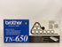 Brother TN-650 High-Yield Black Toner Cartridge *New*