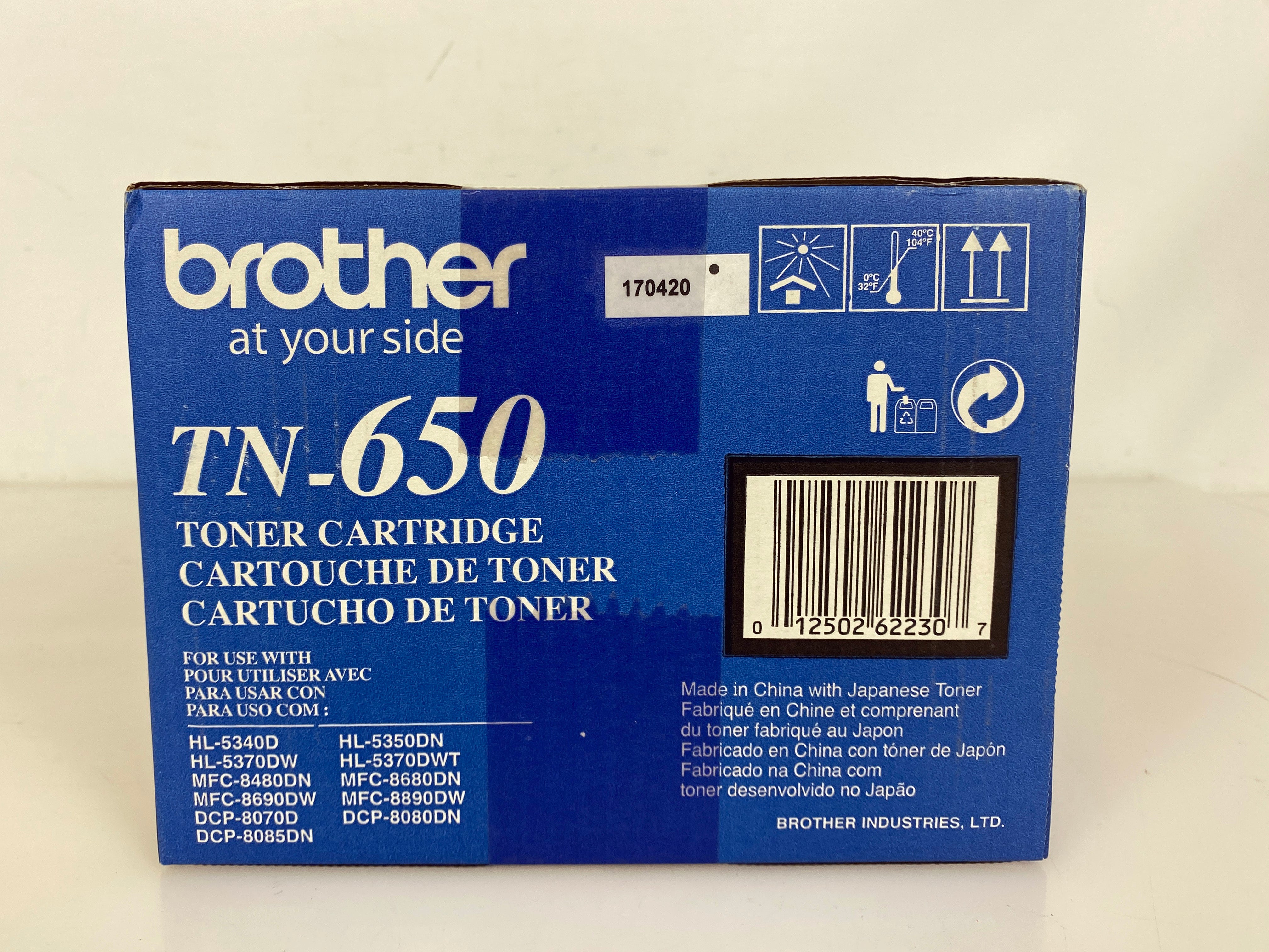 Brother TN-650 High-Yield Black Toner Cartridge *New*