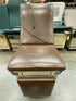 Brown Upholstered Tan Metal Examination Table