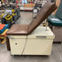 Brown Upholstered Tan Metal Examination Table