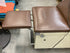 Brown Upholstered Tan Metal Examination Table