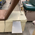 Brown Upholstered Tan Metal Examination Table