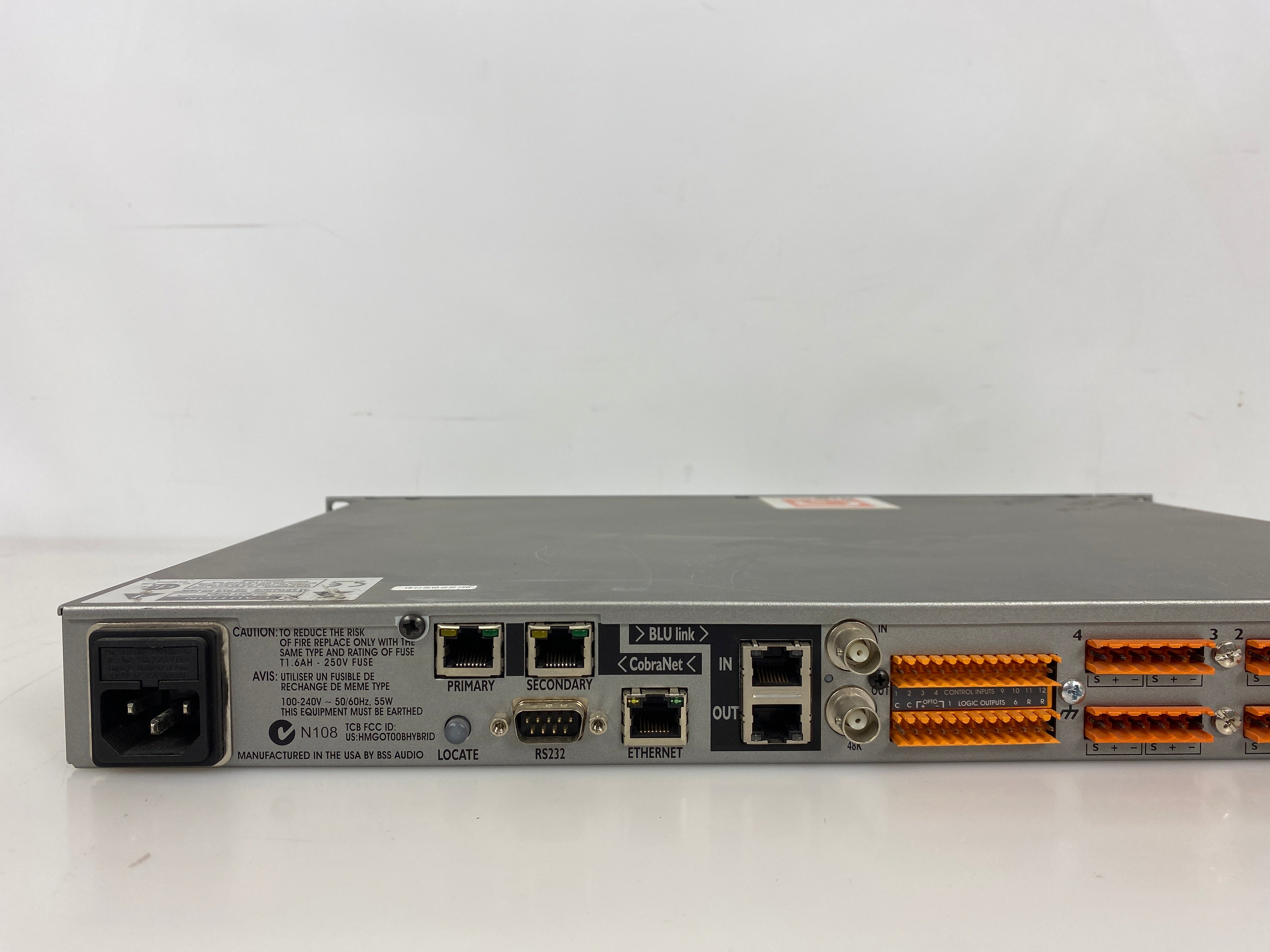 BSS BLU-800 Signal Processor with BLU Link and CobraNet *Untested*