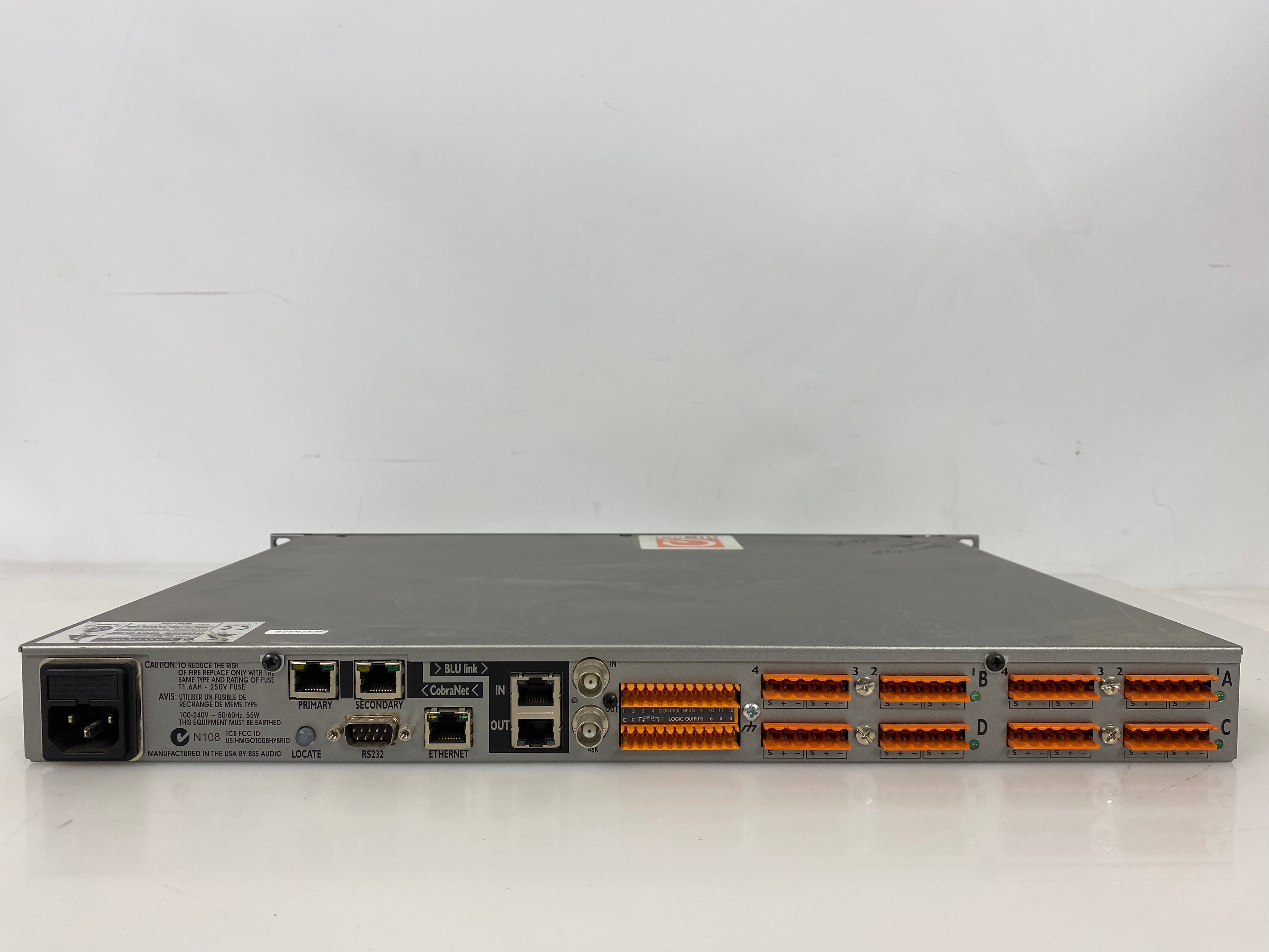 BSS BLU-800 Signal Processor with BLU Link and CobraNet *Untested*