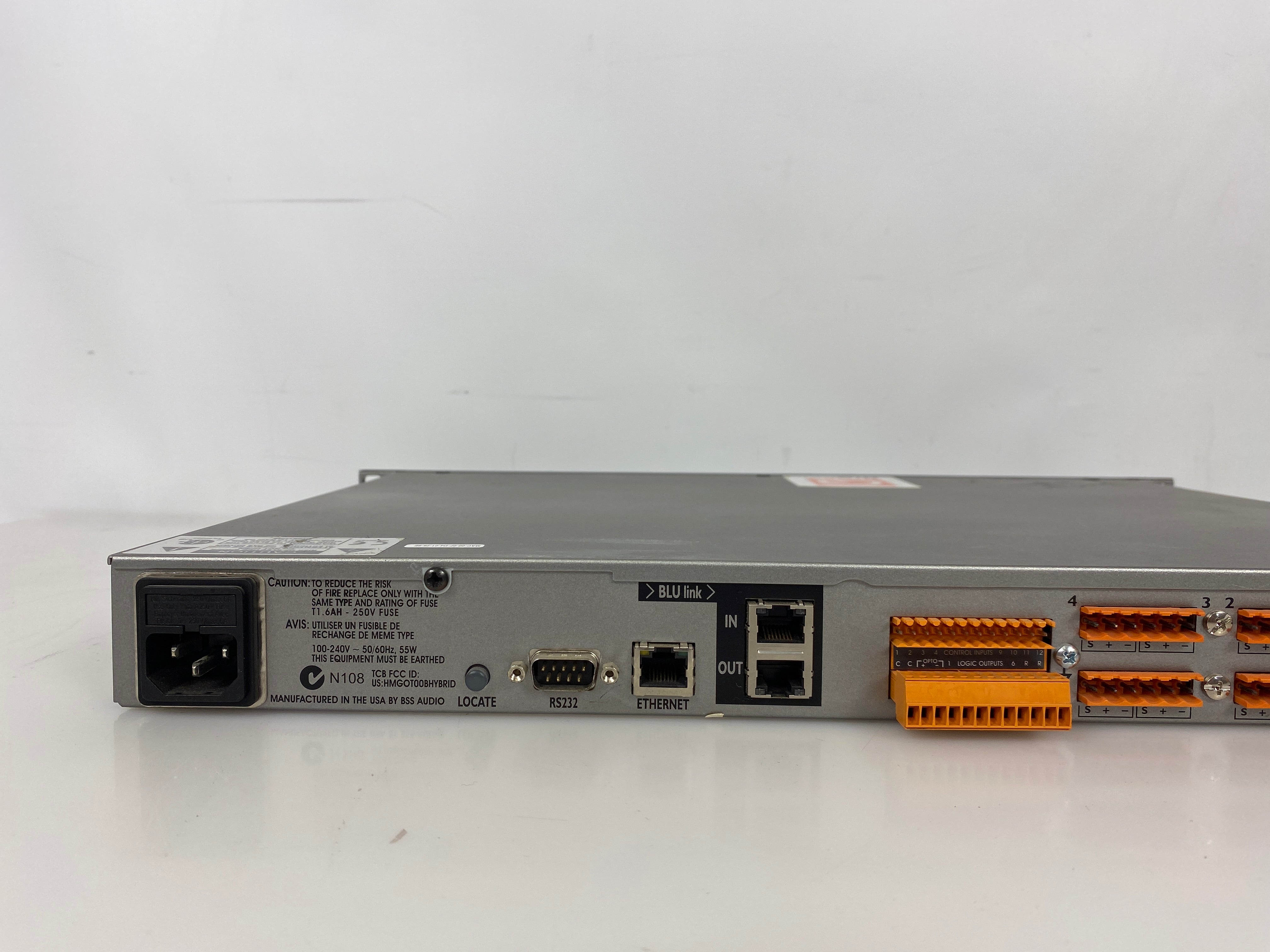 BSS Soundweb London BLU-120 I/O Expander with BLU link *Untested*