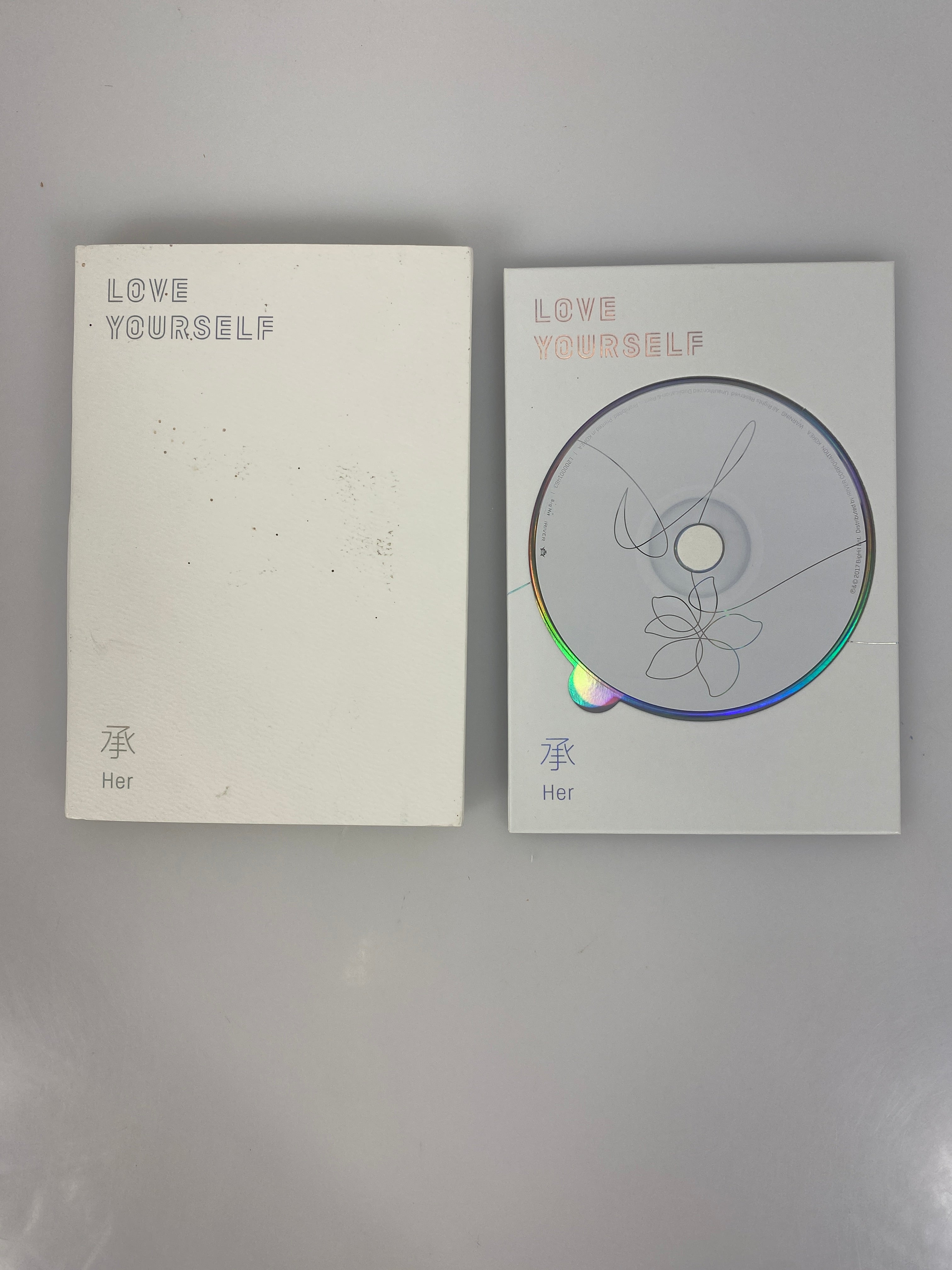 BTS Love Yourself: Her CD 2017 no photocard