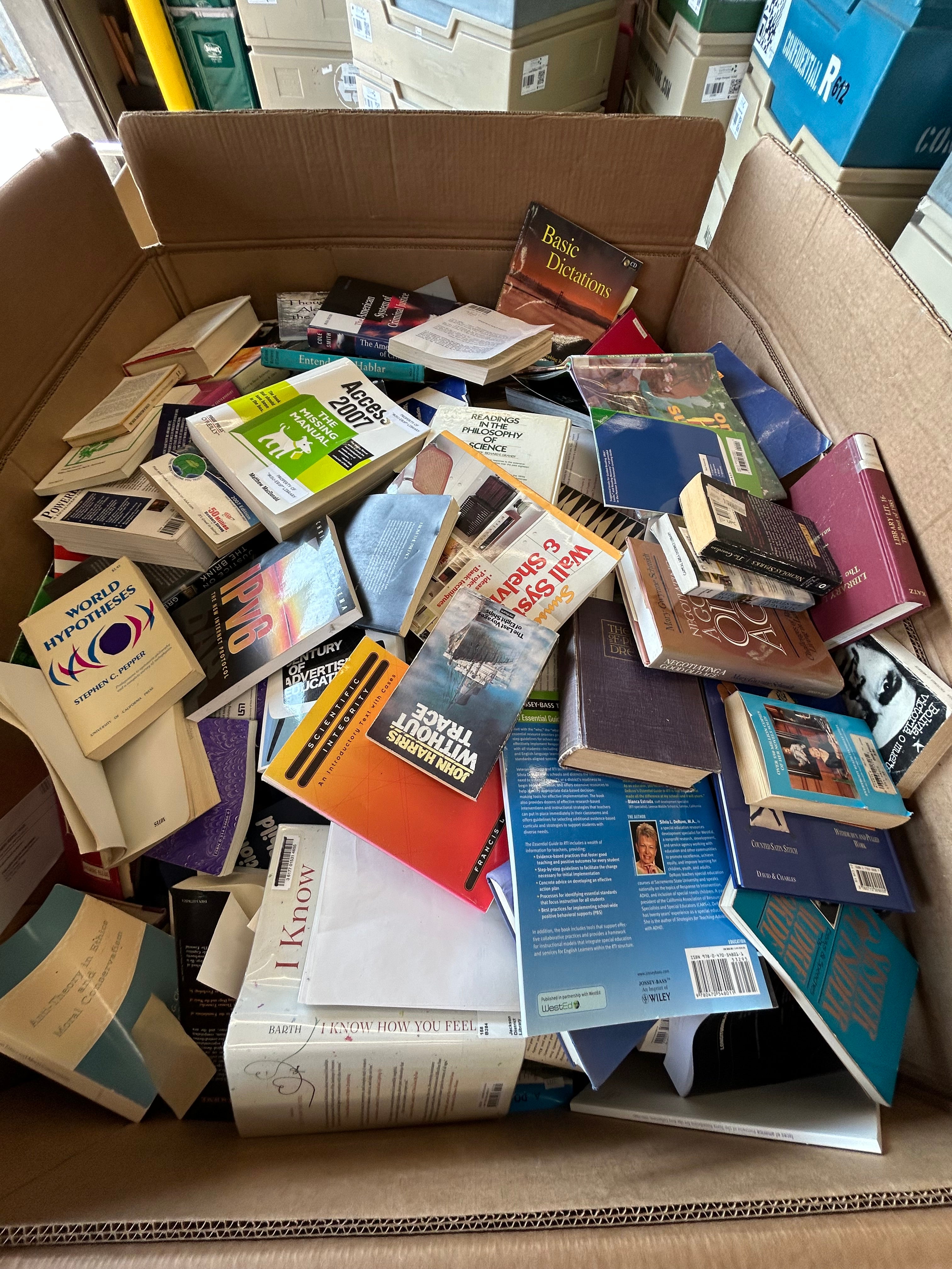 Bulk Book Lot Mixed - 1170 lbs.