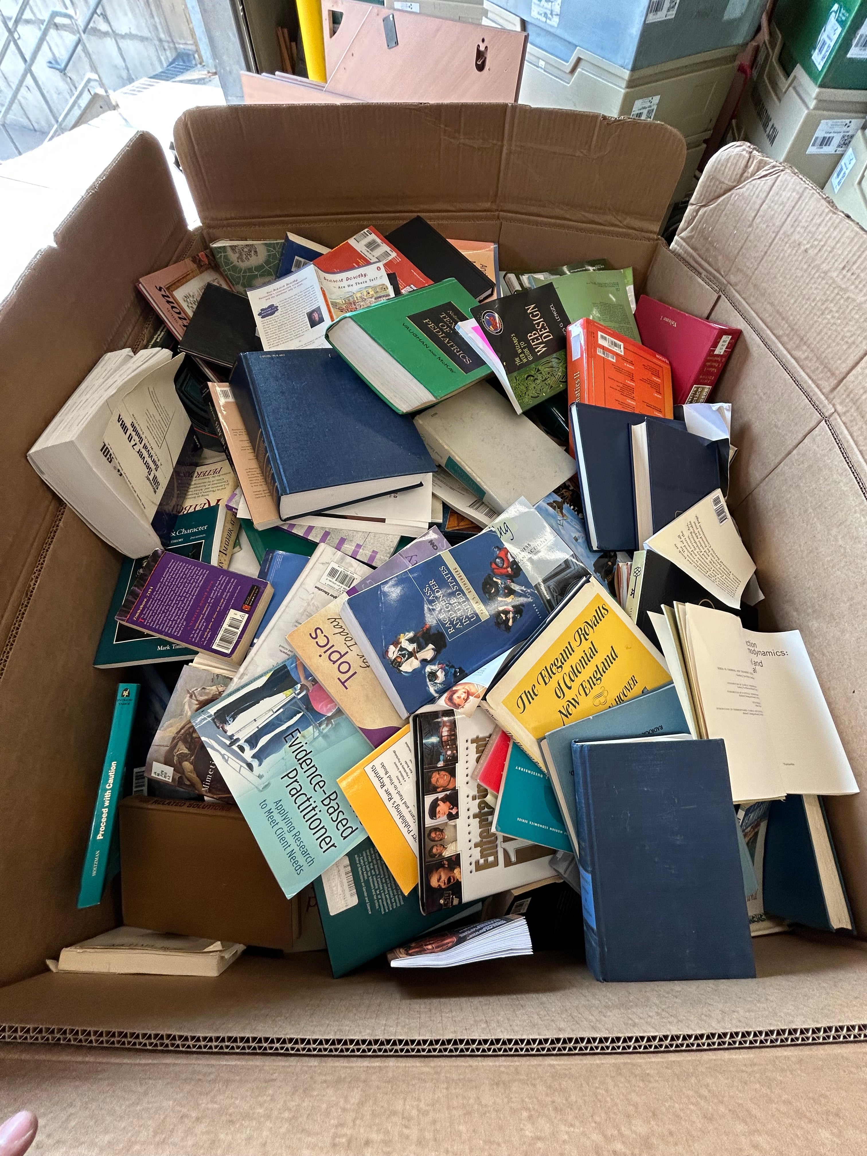 Bulk Book Lot Mixed - 1240 lbs.